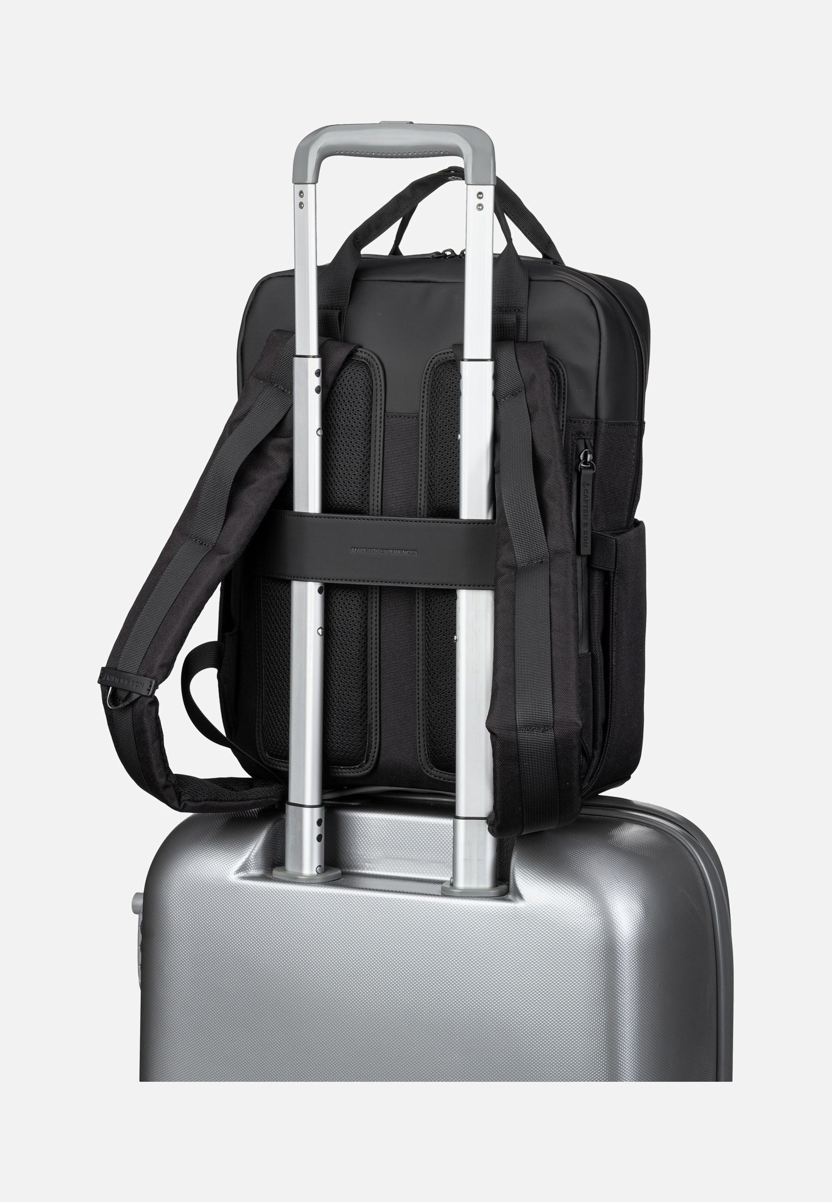 Kapten & Son Bergen Pro Diaper BP All Black Rucksack
