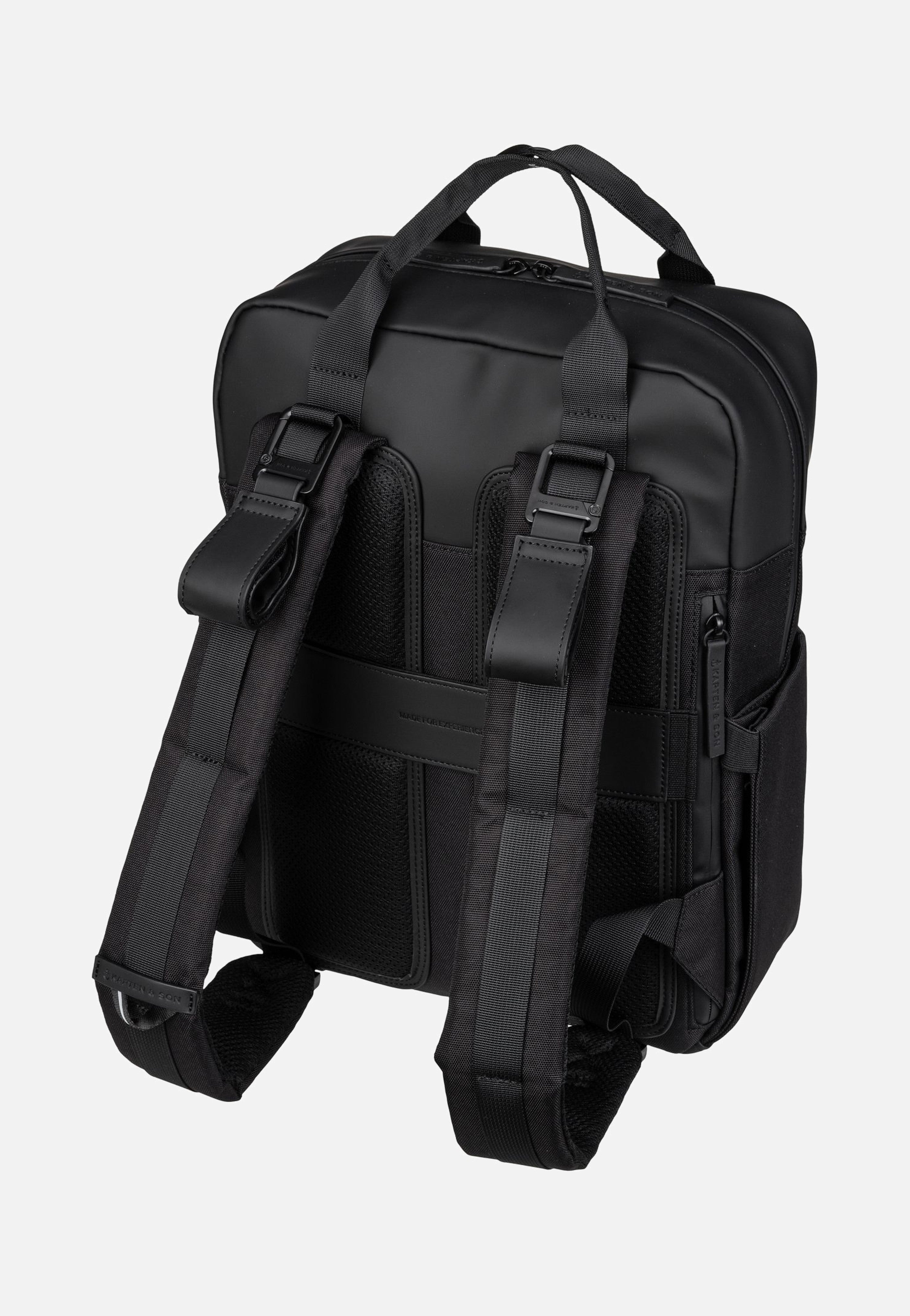 Kapten & Son Bergen Pro Diaper BP All Black Rucksack