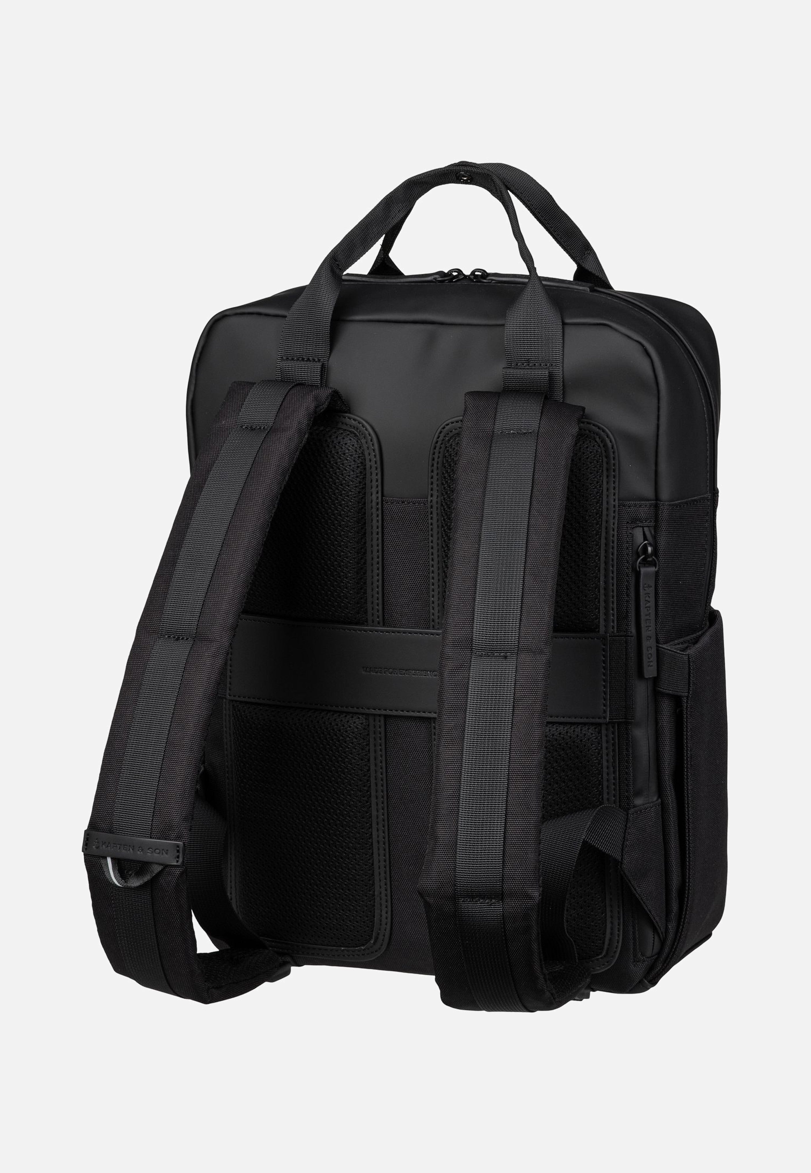 Kapten & Son Bergen Pro Diaper BP All Black Rucksack