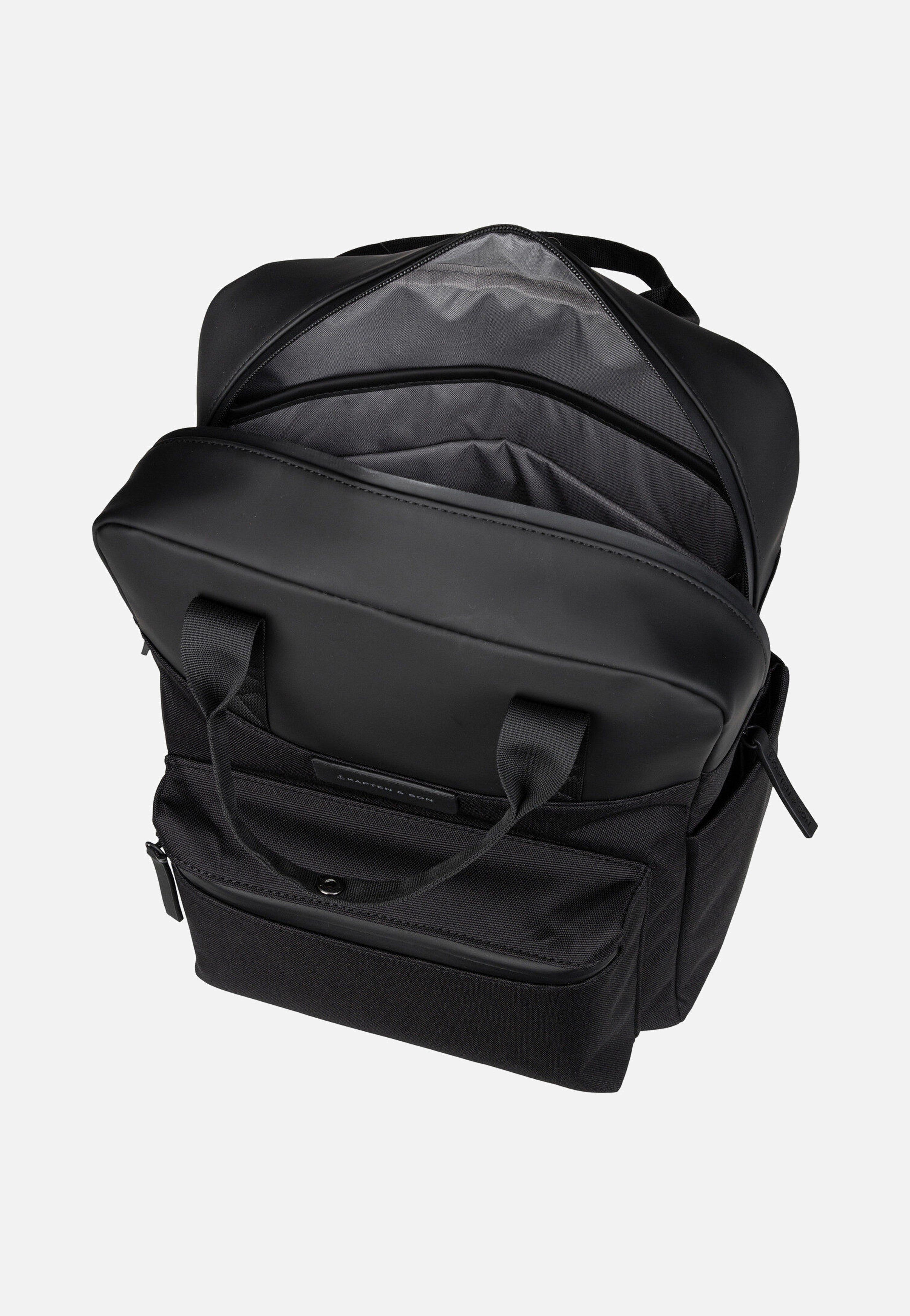 Kapten & Son Bergen Pro Diaper BP All Black Rucksack