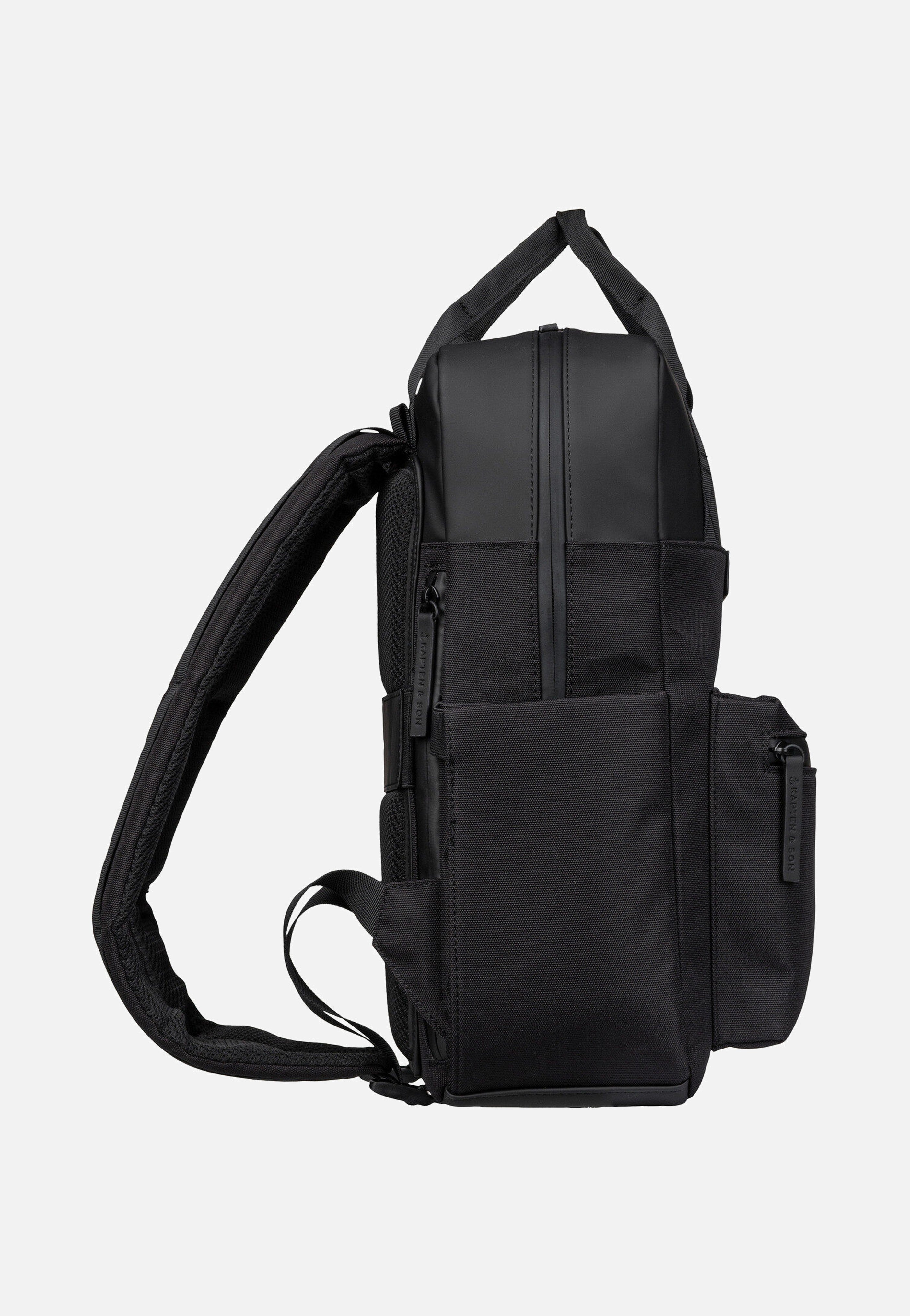 Kapten & Son Bergen Pro Diaper BP All Black Rucksack
