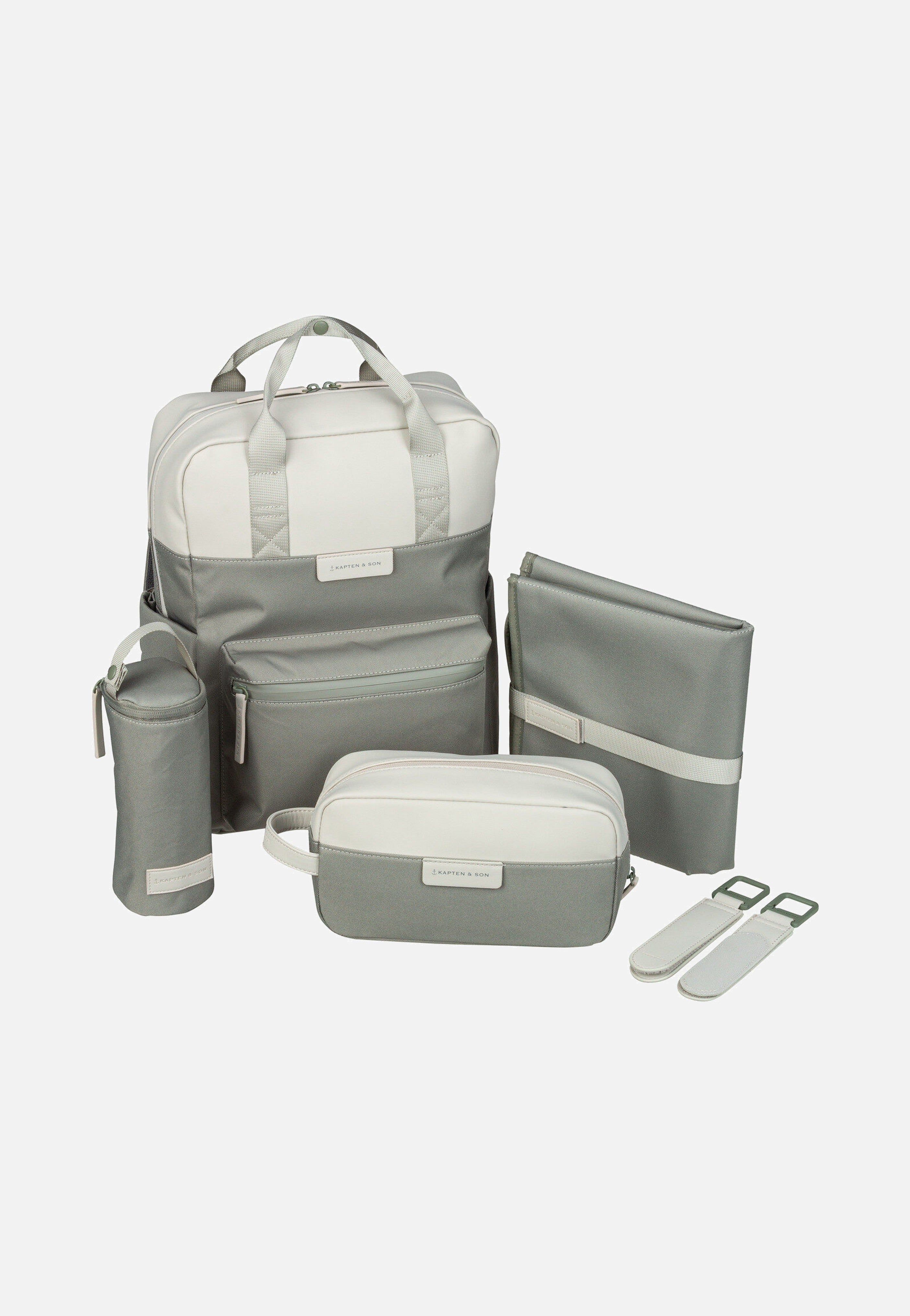Kapten & Son Bergen Pro Diaper BP Muted Sage Rucksack