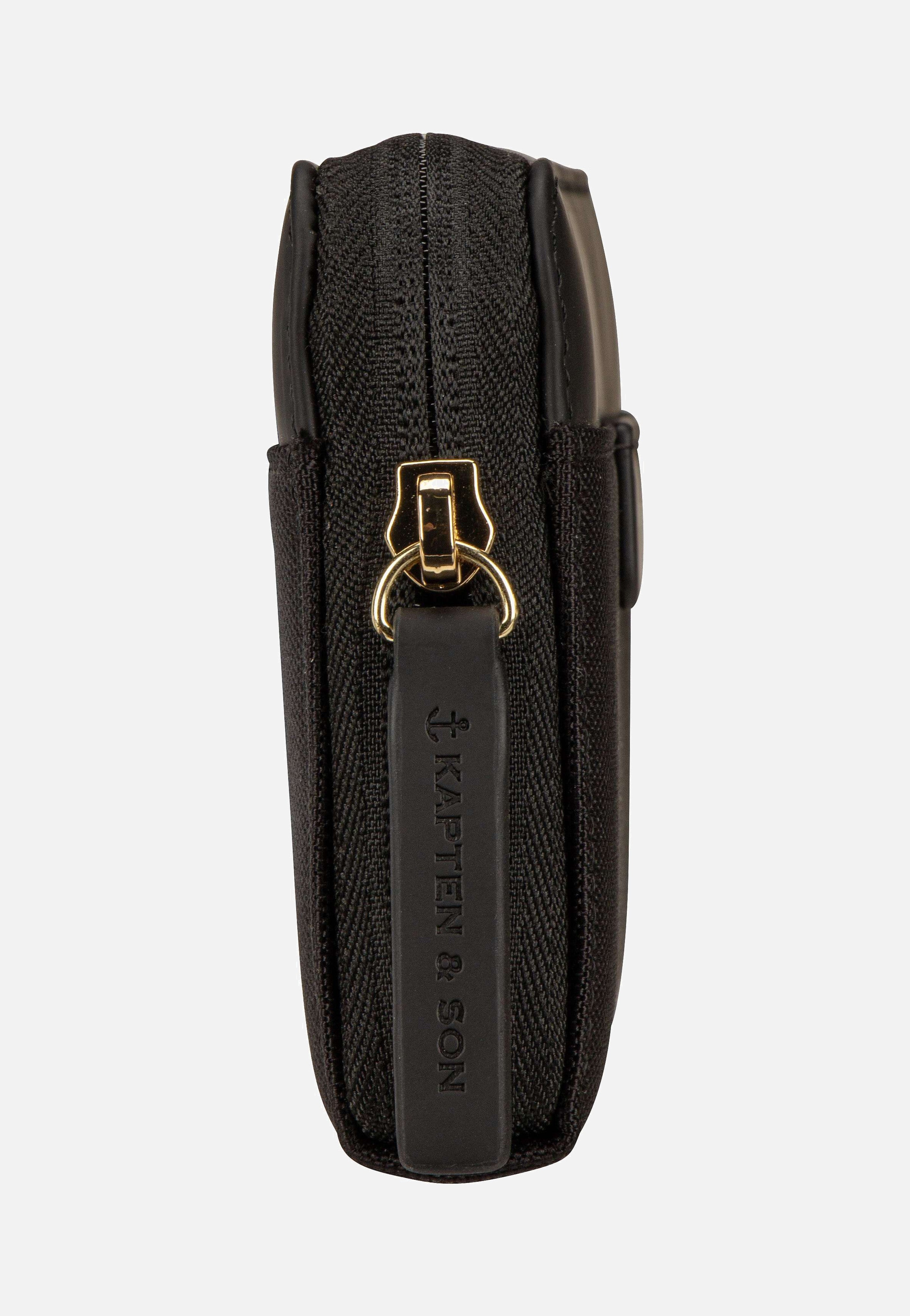 Kapten & Son Bergen Pro Large All Black Portemonnaie