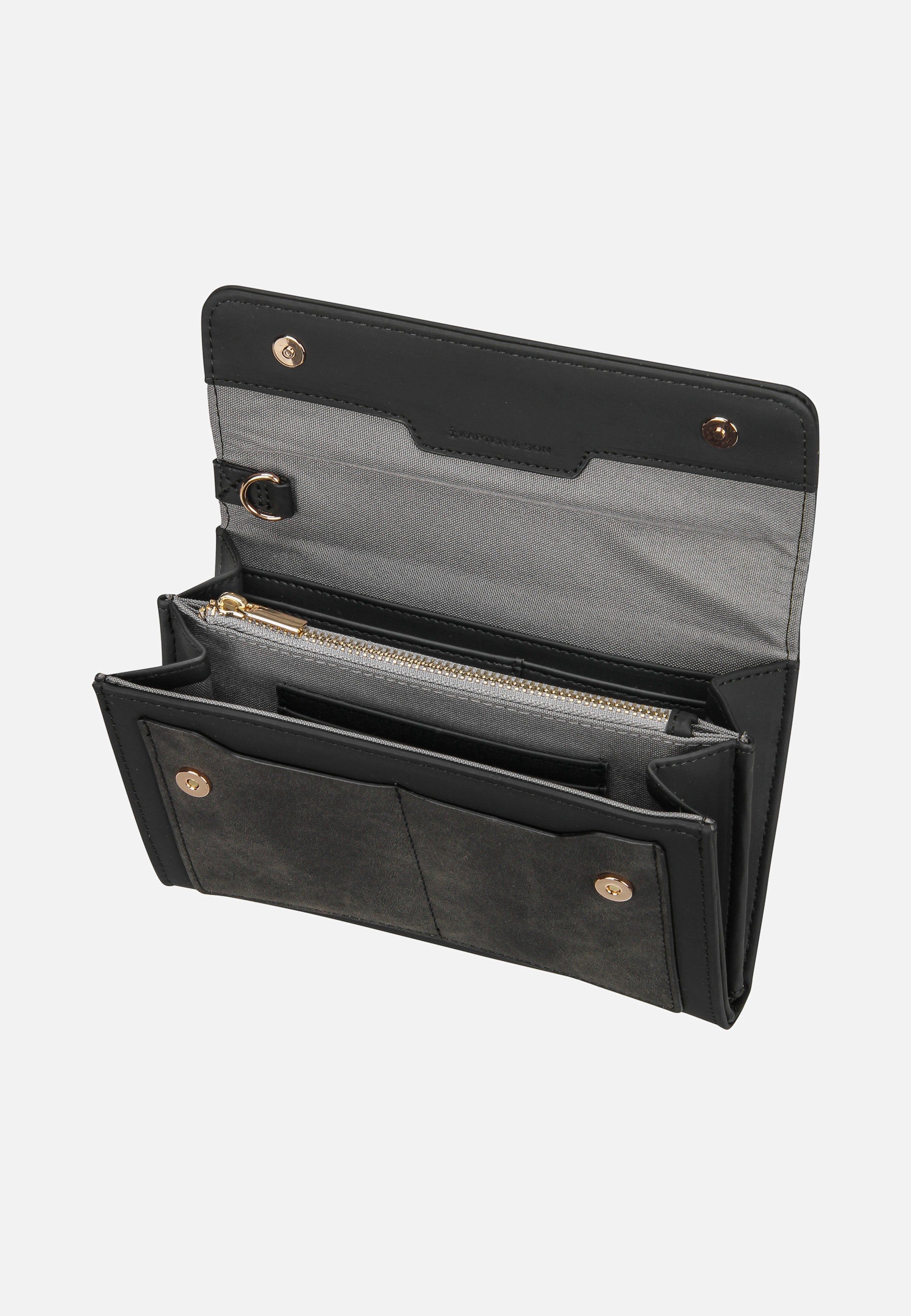 Kapten & Son Clutch Versailles All Black Clutch