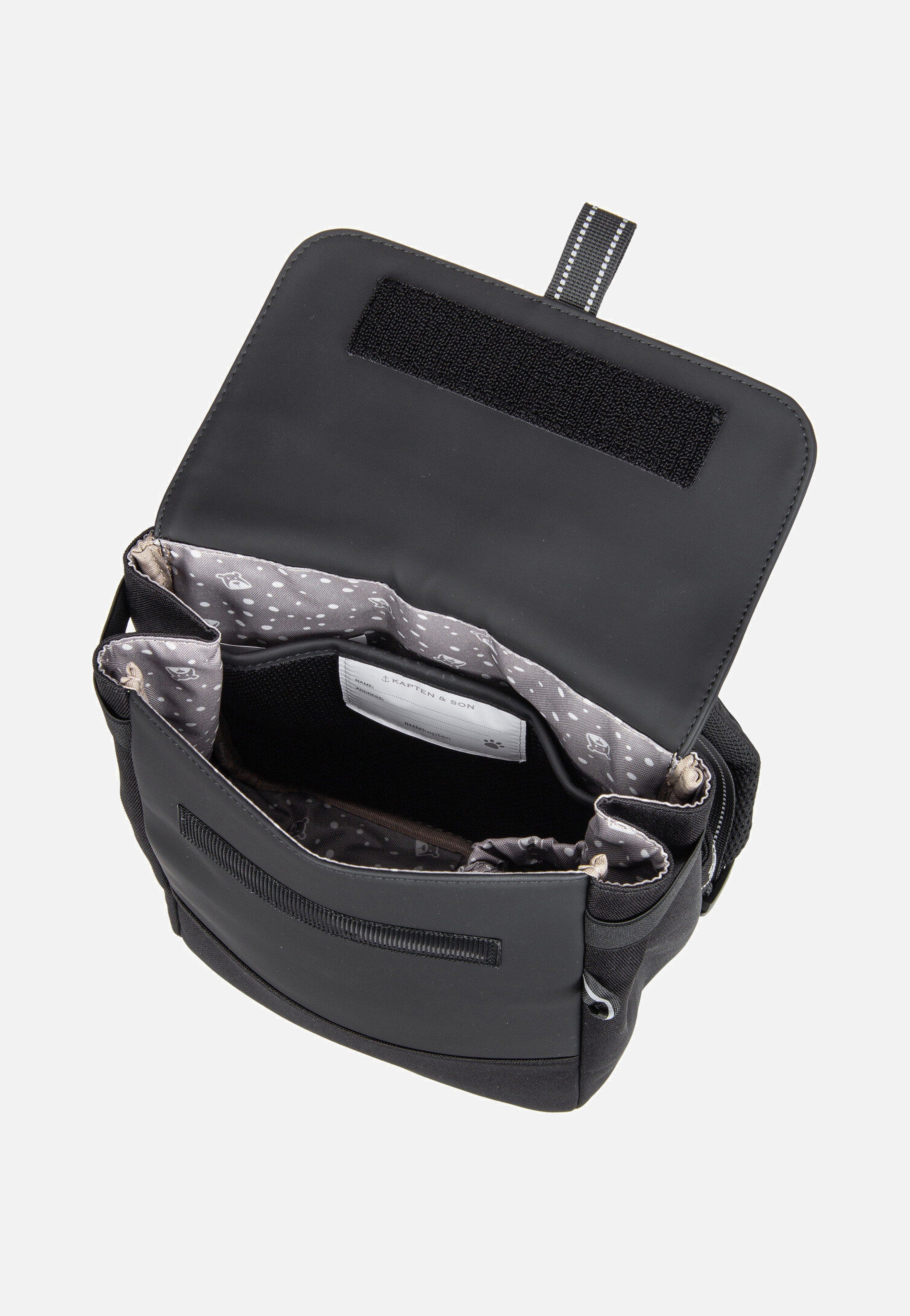 Kapten & Son Fyn Kids All Black Rucksack