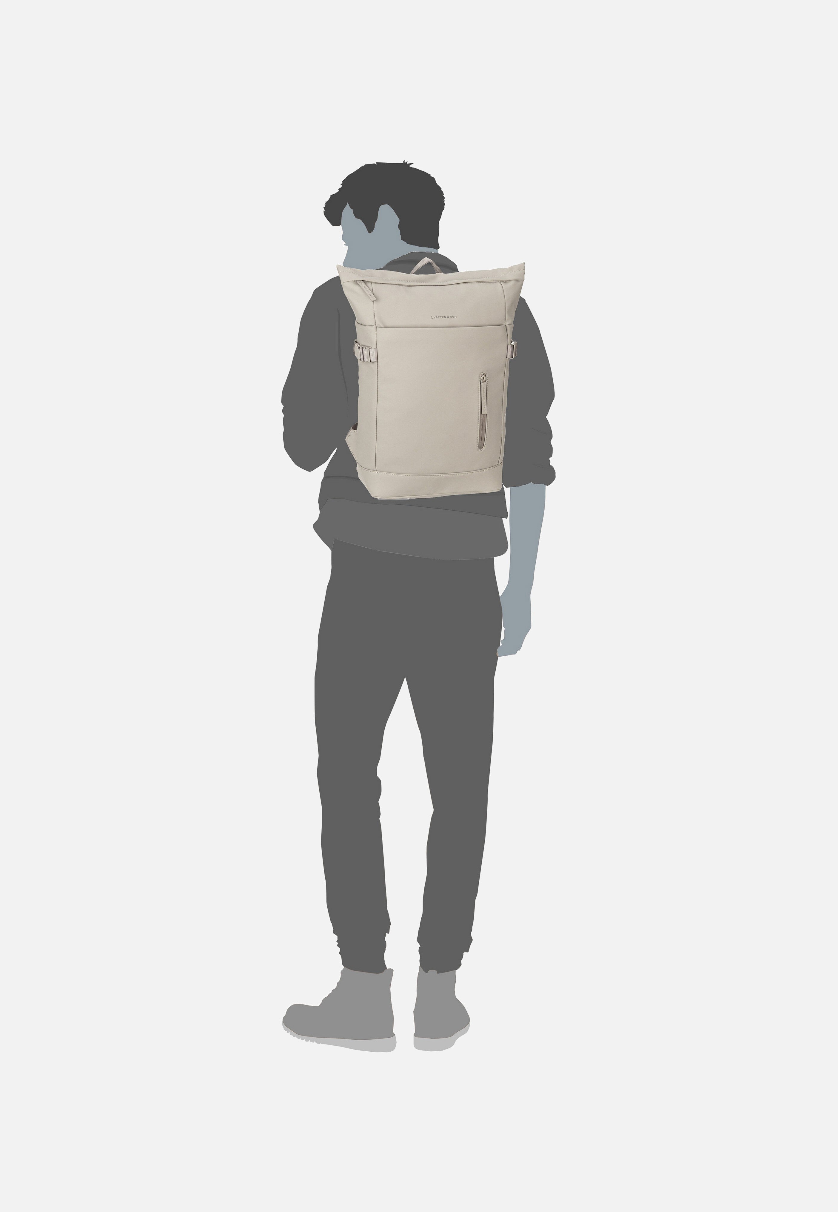 Kapten & Son Helsinki Greige Rucksack