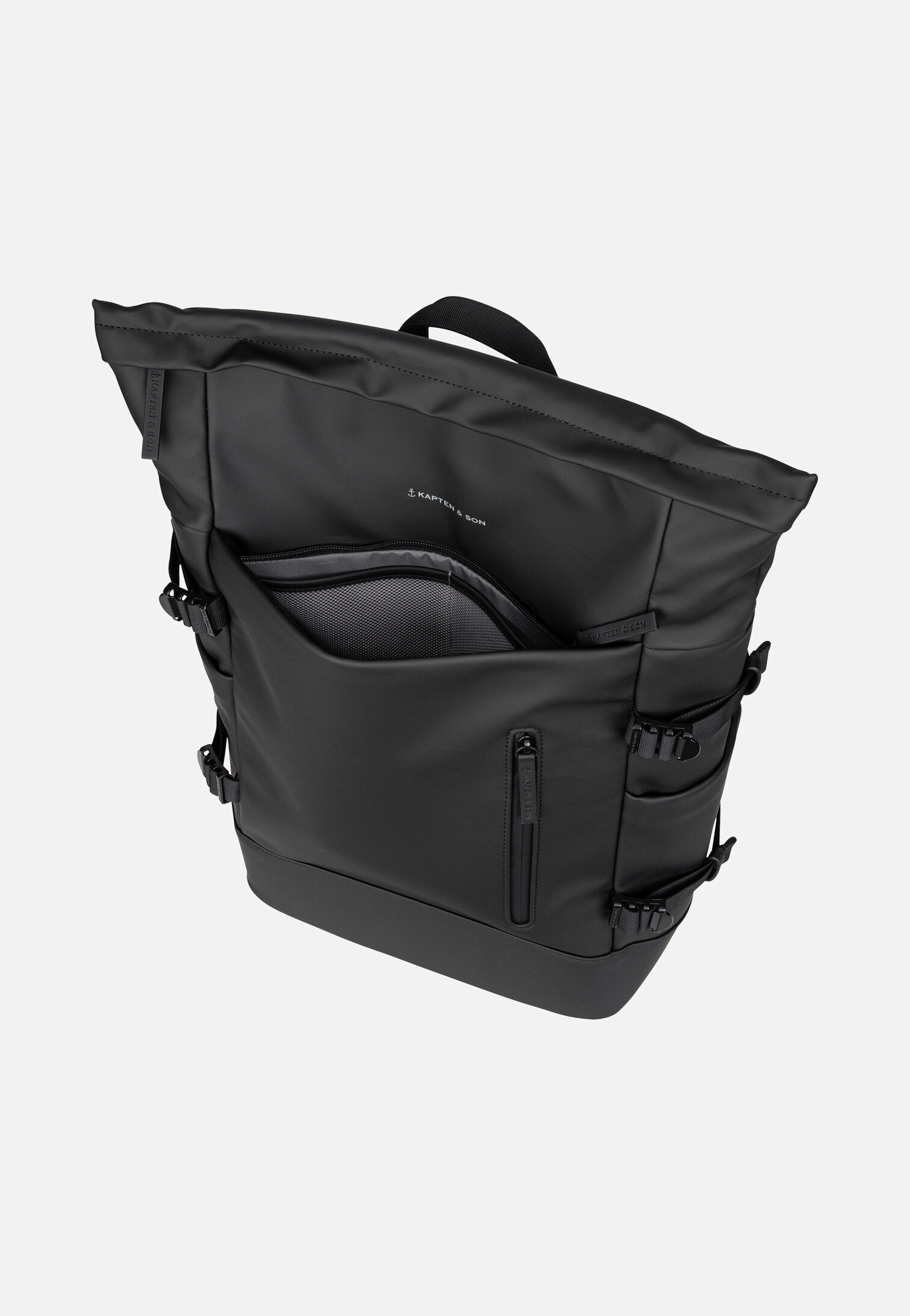 Kapten & Son Helsinki Pro All Black Rucksack