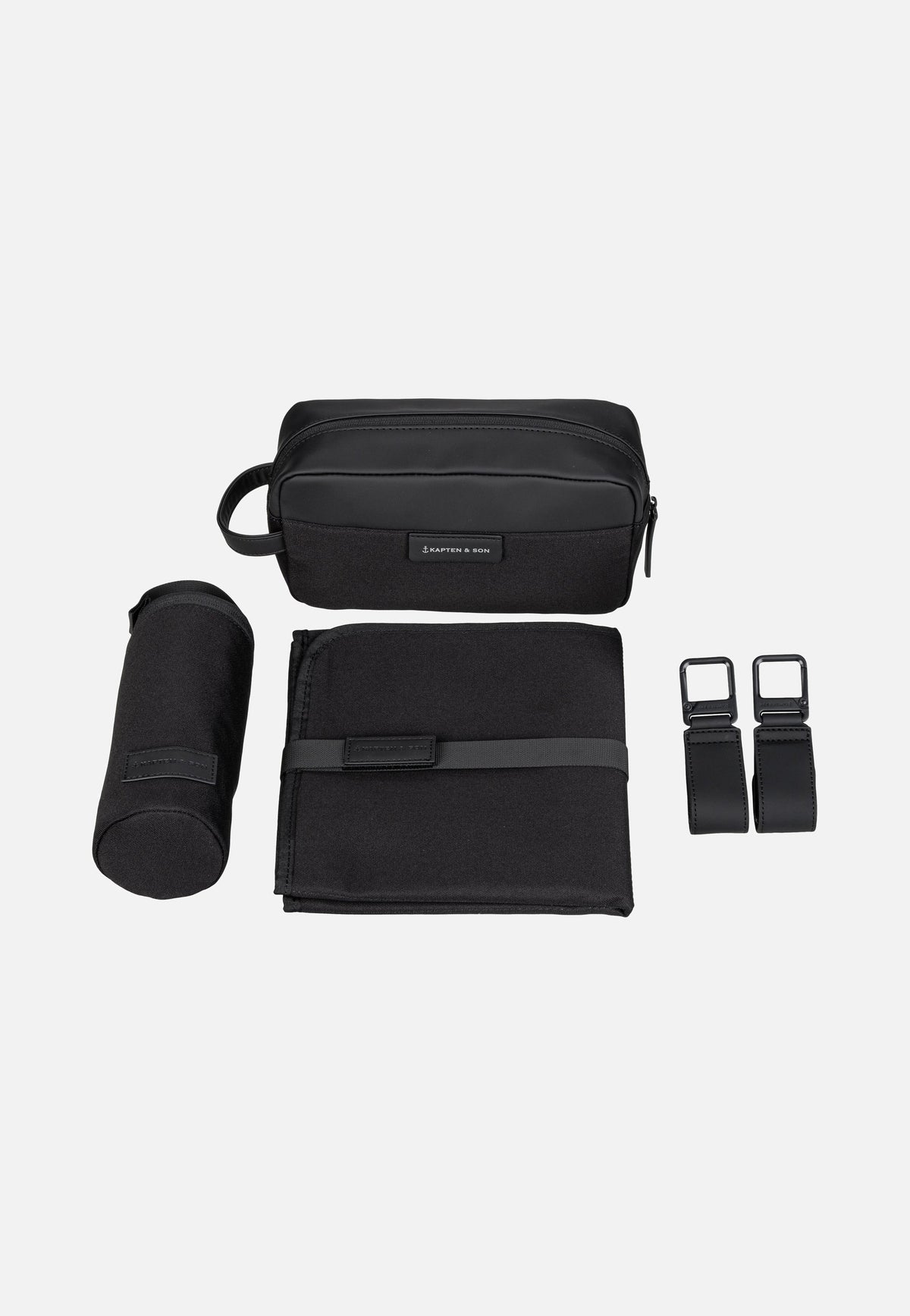 Kapten & Son Lindby Diaper BP All Black Rucksack