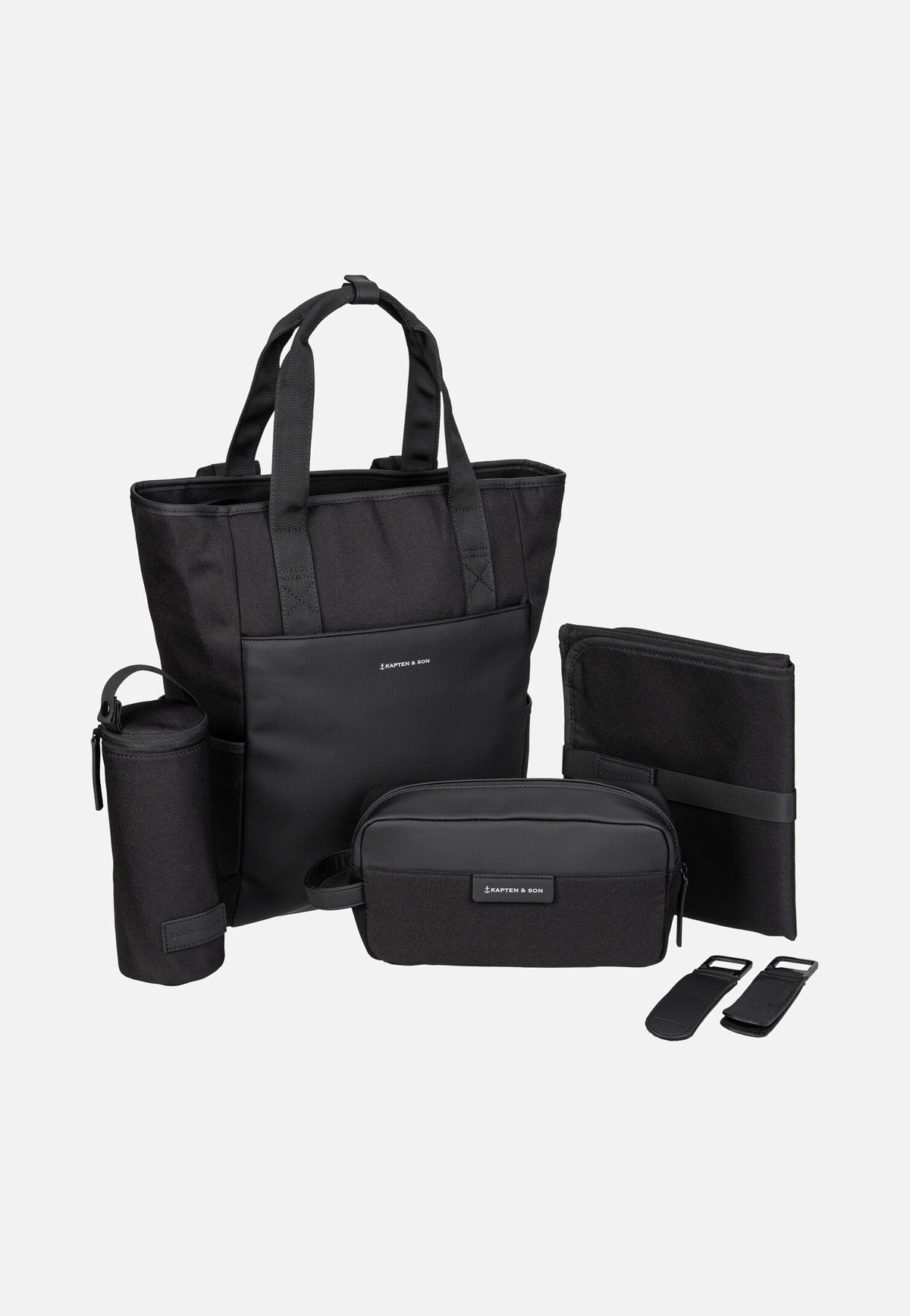 Kapten & Son Lindby Diaper BP All Black Rucksack