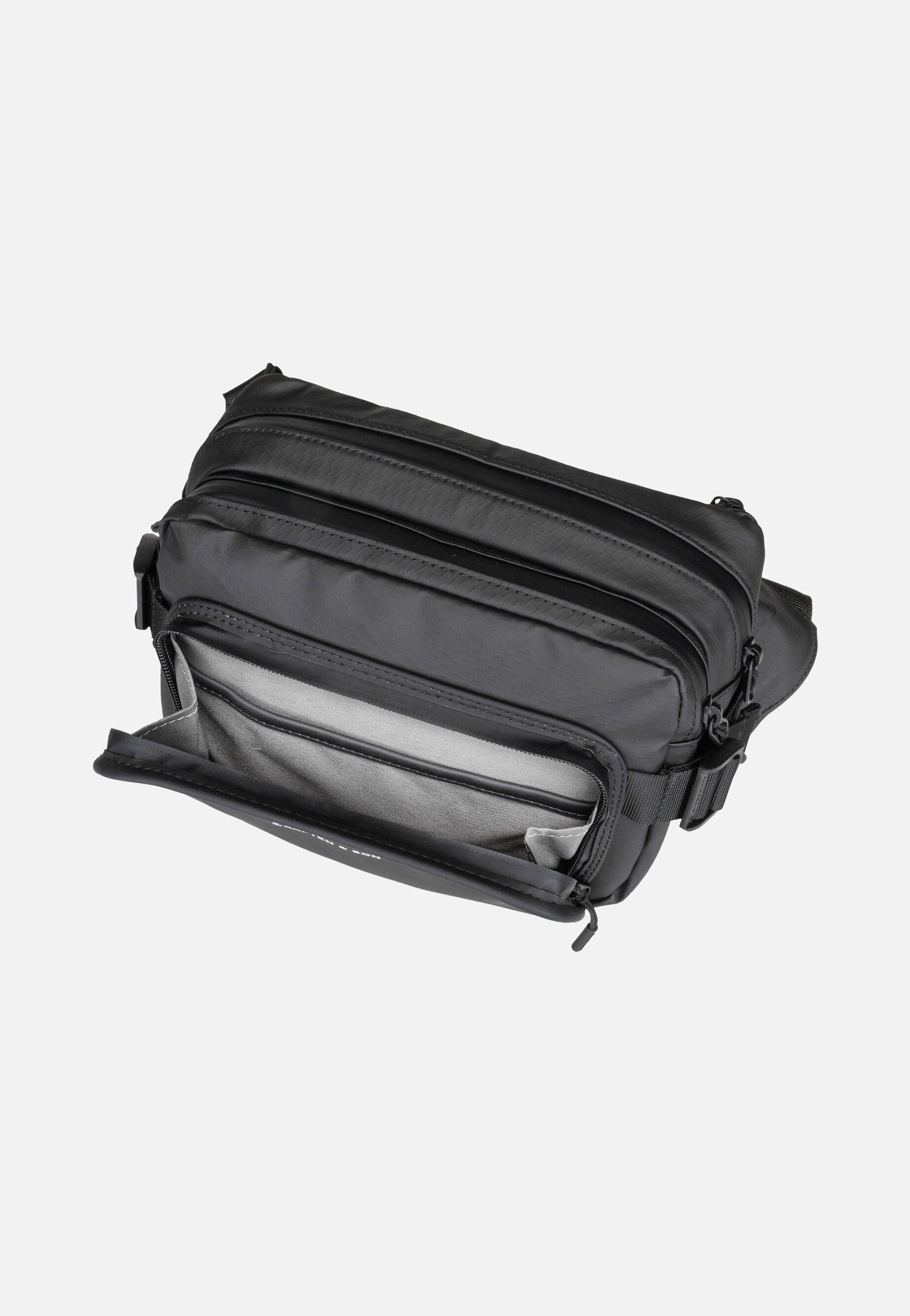Kapten & Son Lisbon CB All Black Bauchtasche