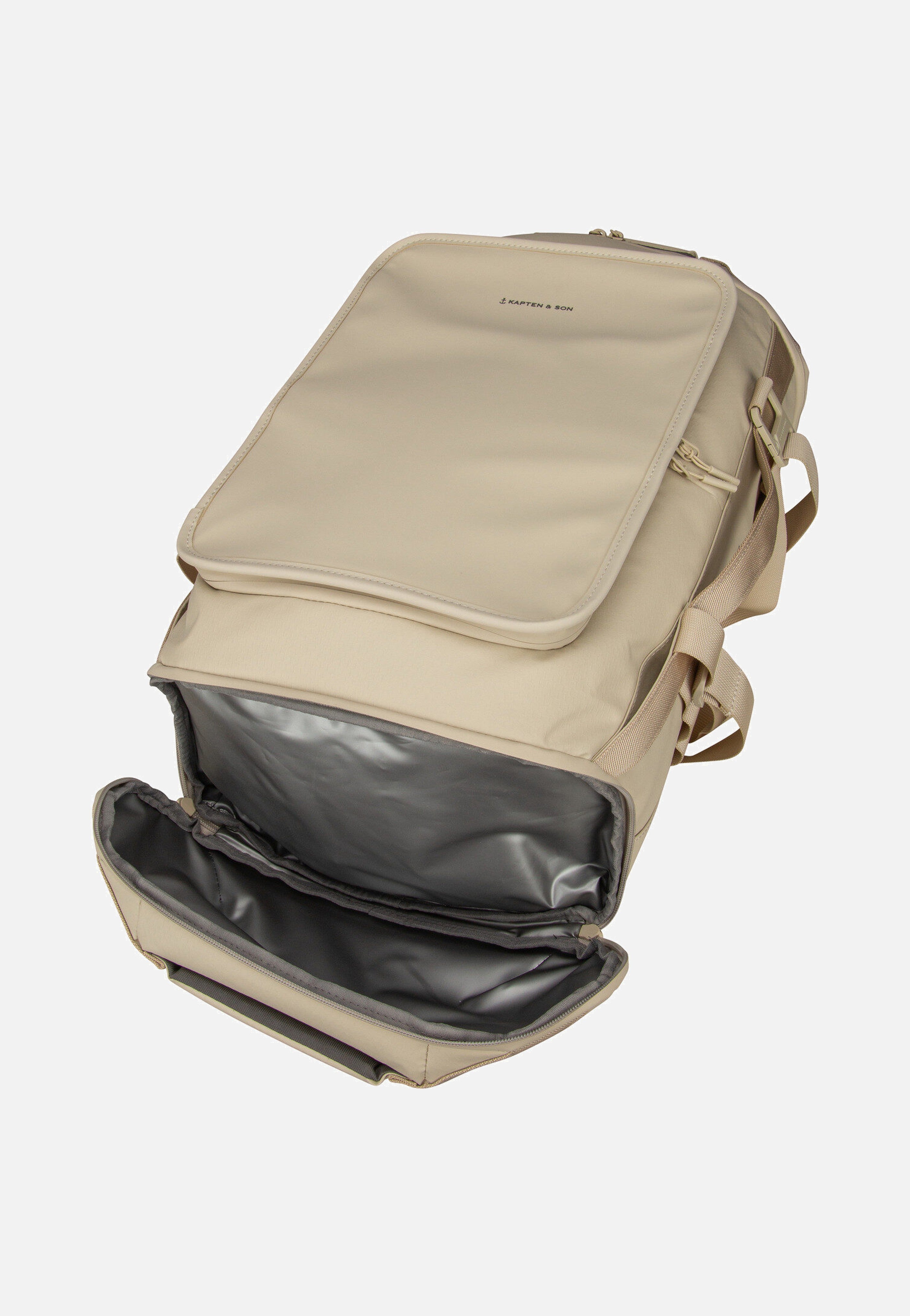 Kapten & Son Lisbon Duffle Backpack S Sandstone Rucksack
