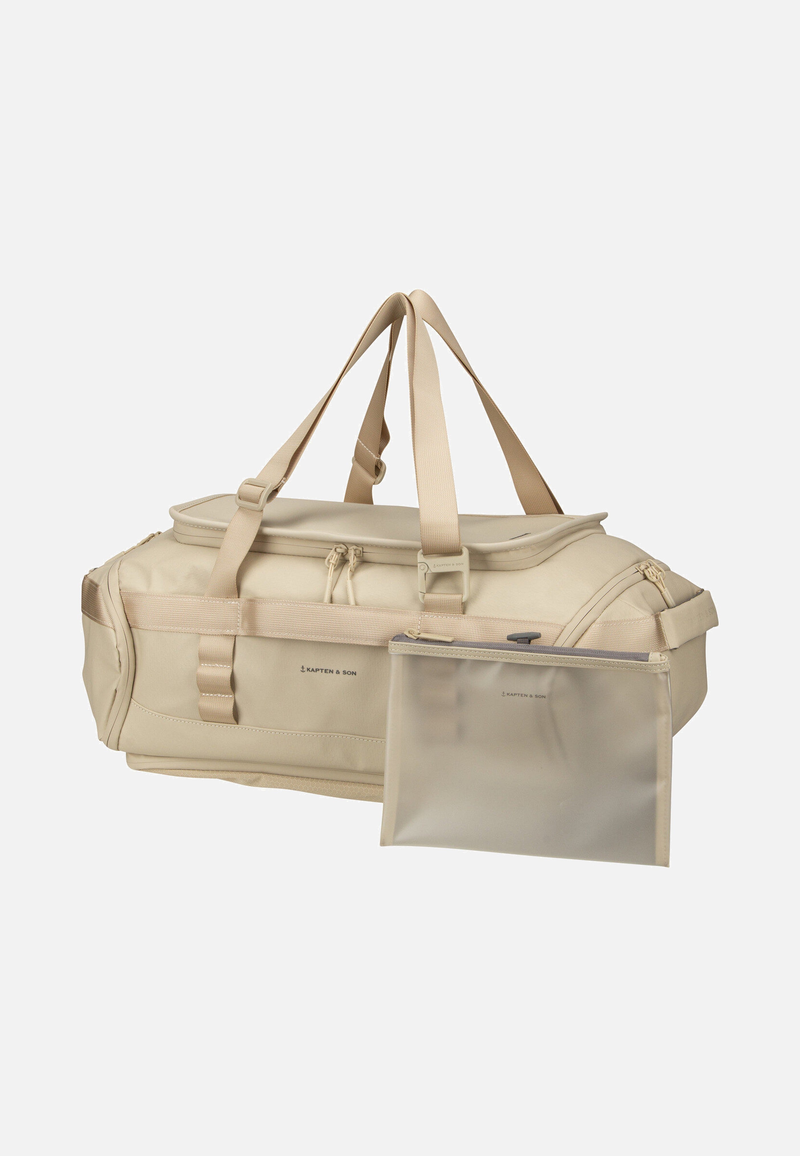 Kapten & Son Lisbon Duffle Backpack S Sandstone Rucksack