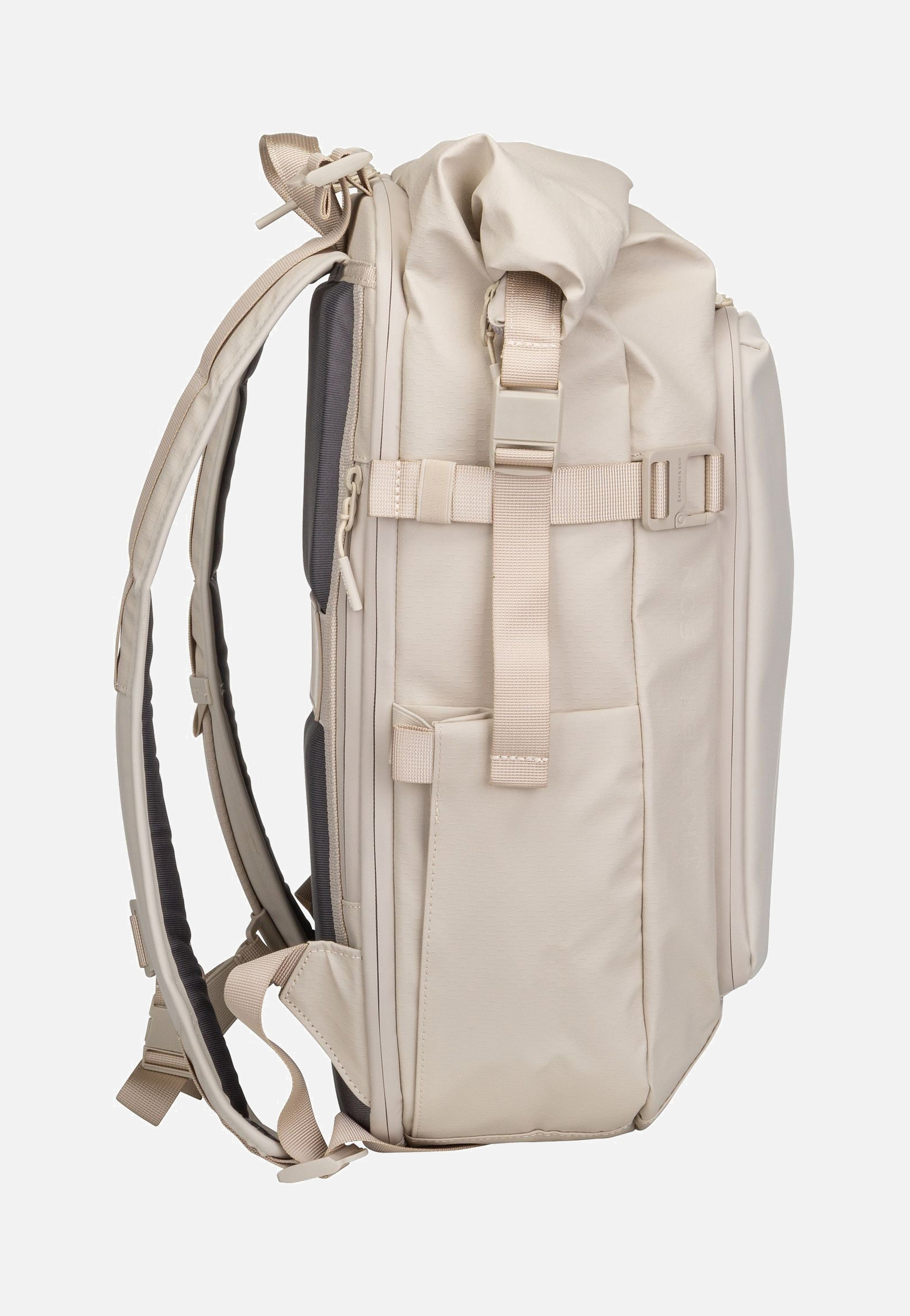 Kapten & Son Lisbon Pro Rolltop S Sandstone Rucksack