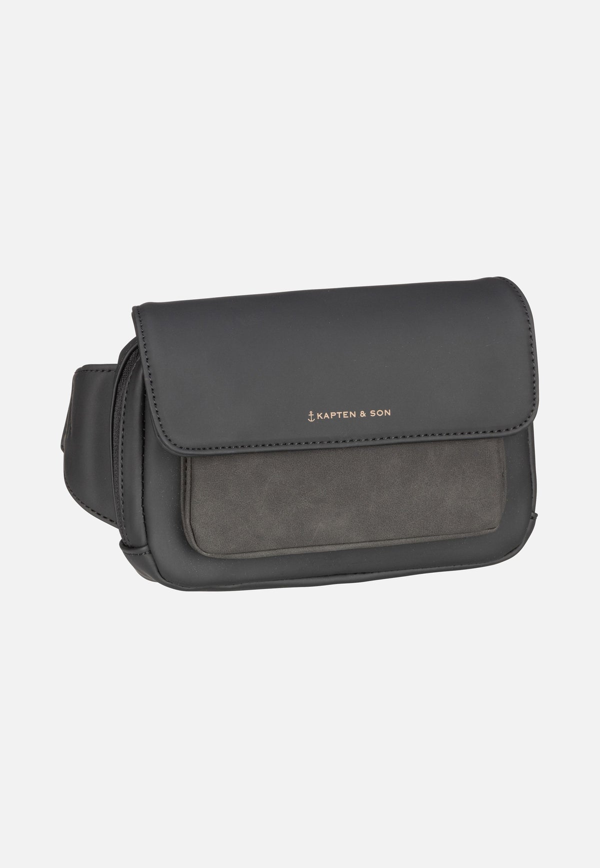 Kapten & Son Visby All Black Bauchtasche