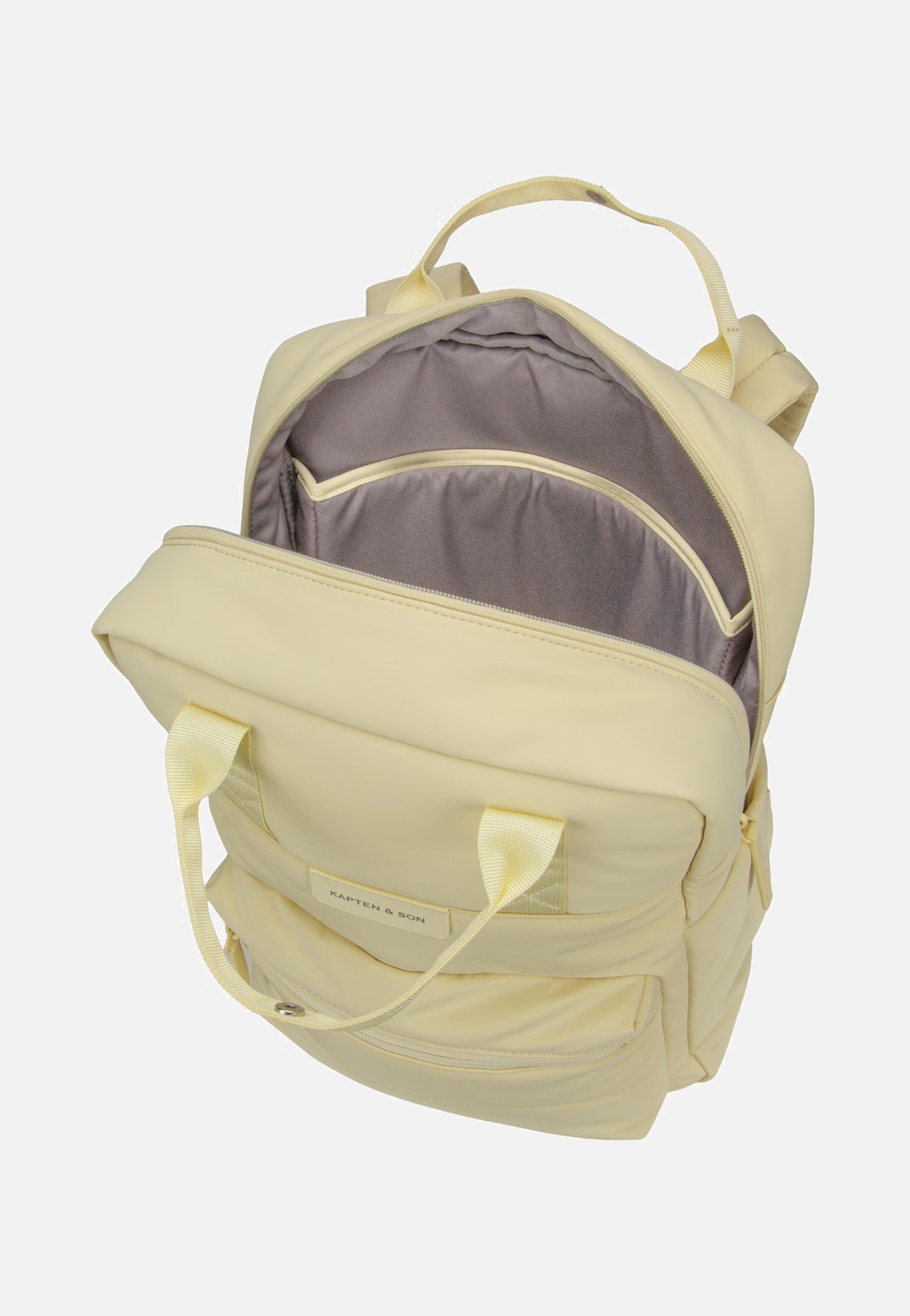 Kapten & Son Bergen Cloud Butter Yellow Rucksack