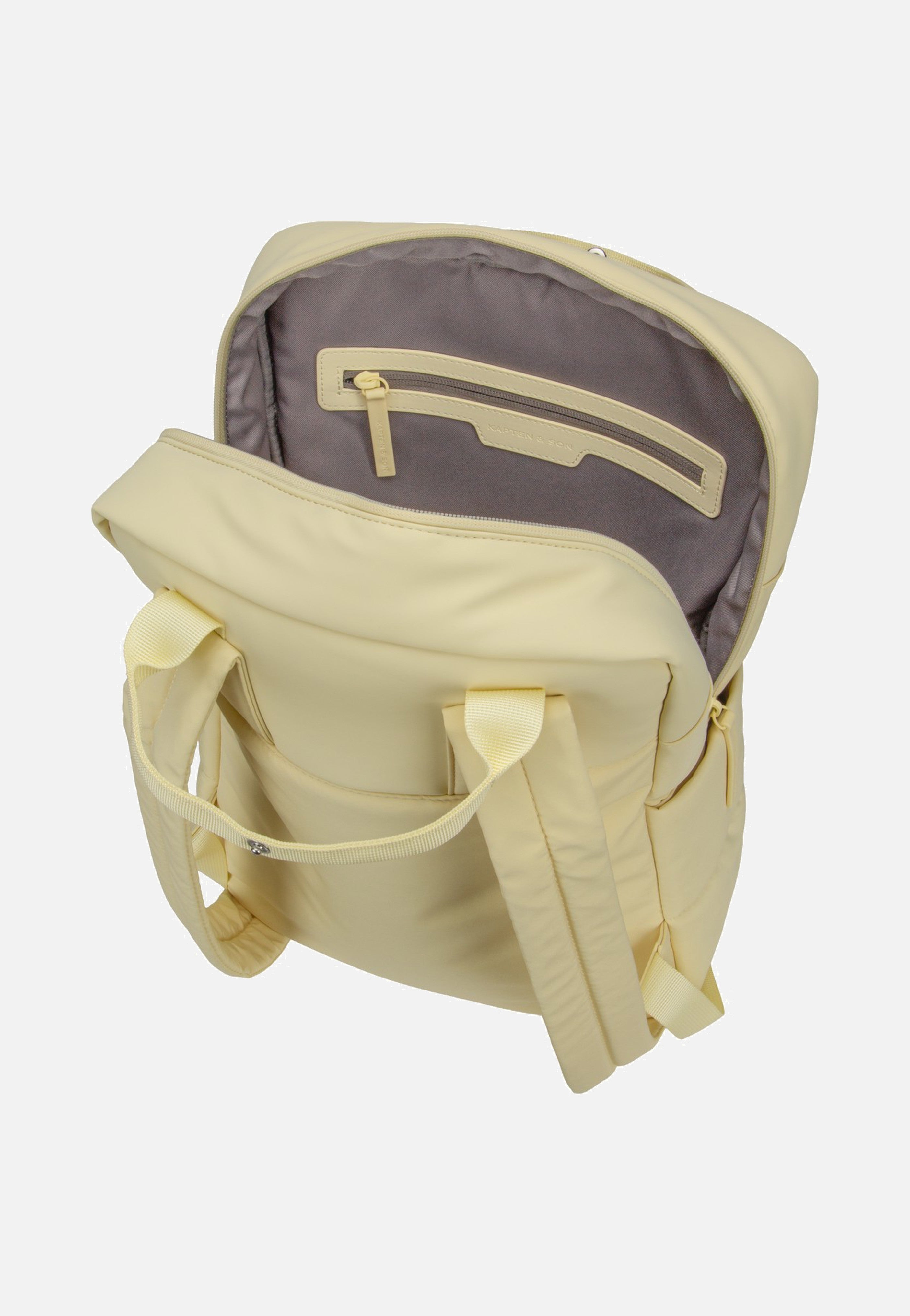 Kapten & Son Bergen Cloud Butter Yellow Rucksack