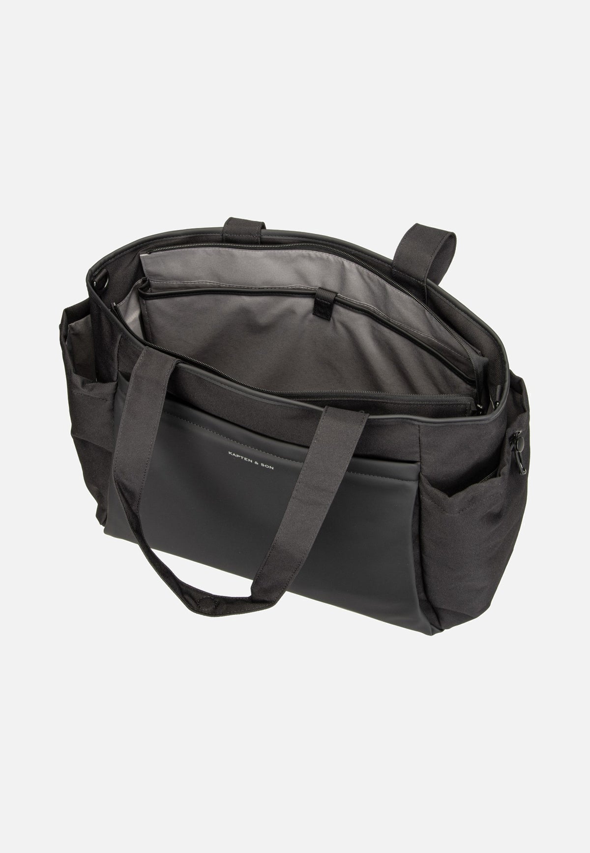 Kapten & Son Hellvi Pro Large All Black Schultertasche