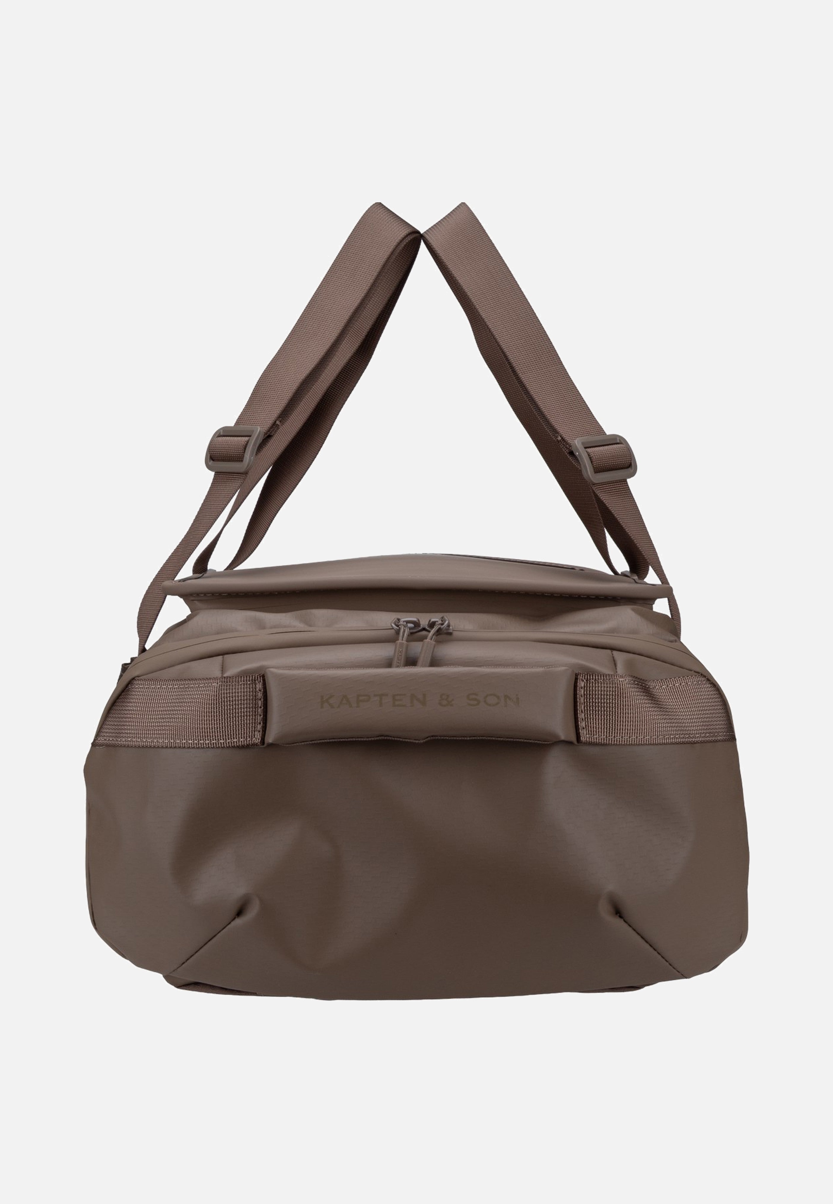 Kapten & Son Lisbon Duffle Backpack Small Walnut Travel Backpack
