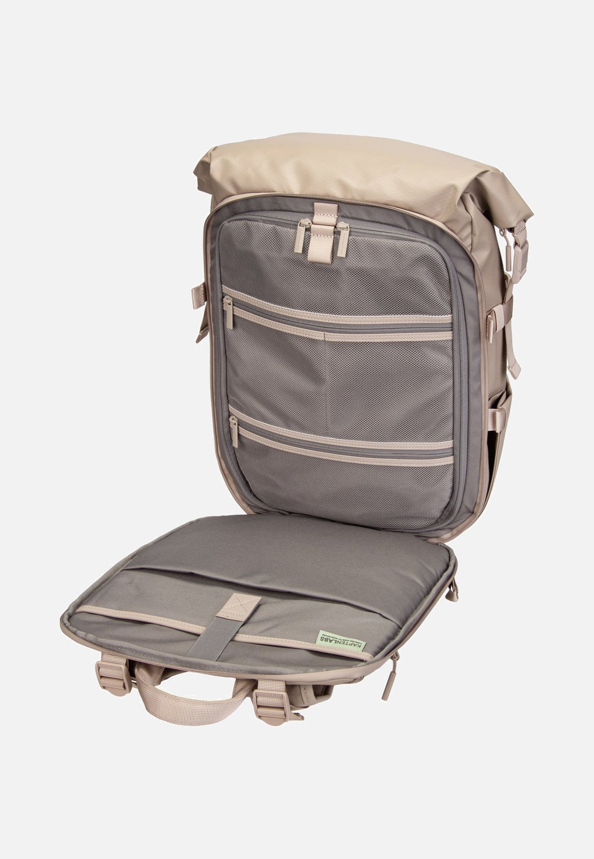 Kapten & Son Lisbon Pro Muted Rose Rolltop Rucksack