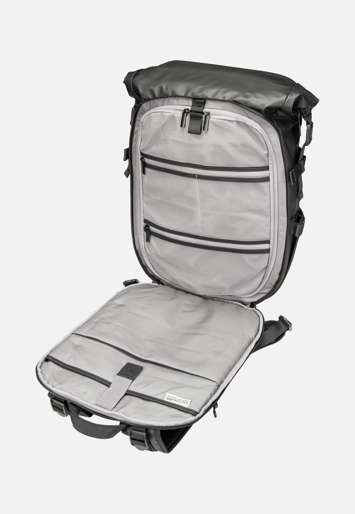 Kapten & Son Lisbon Pro Rolltop S All Black Rucksack