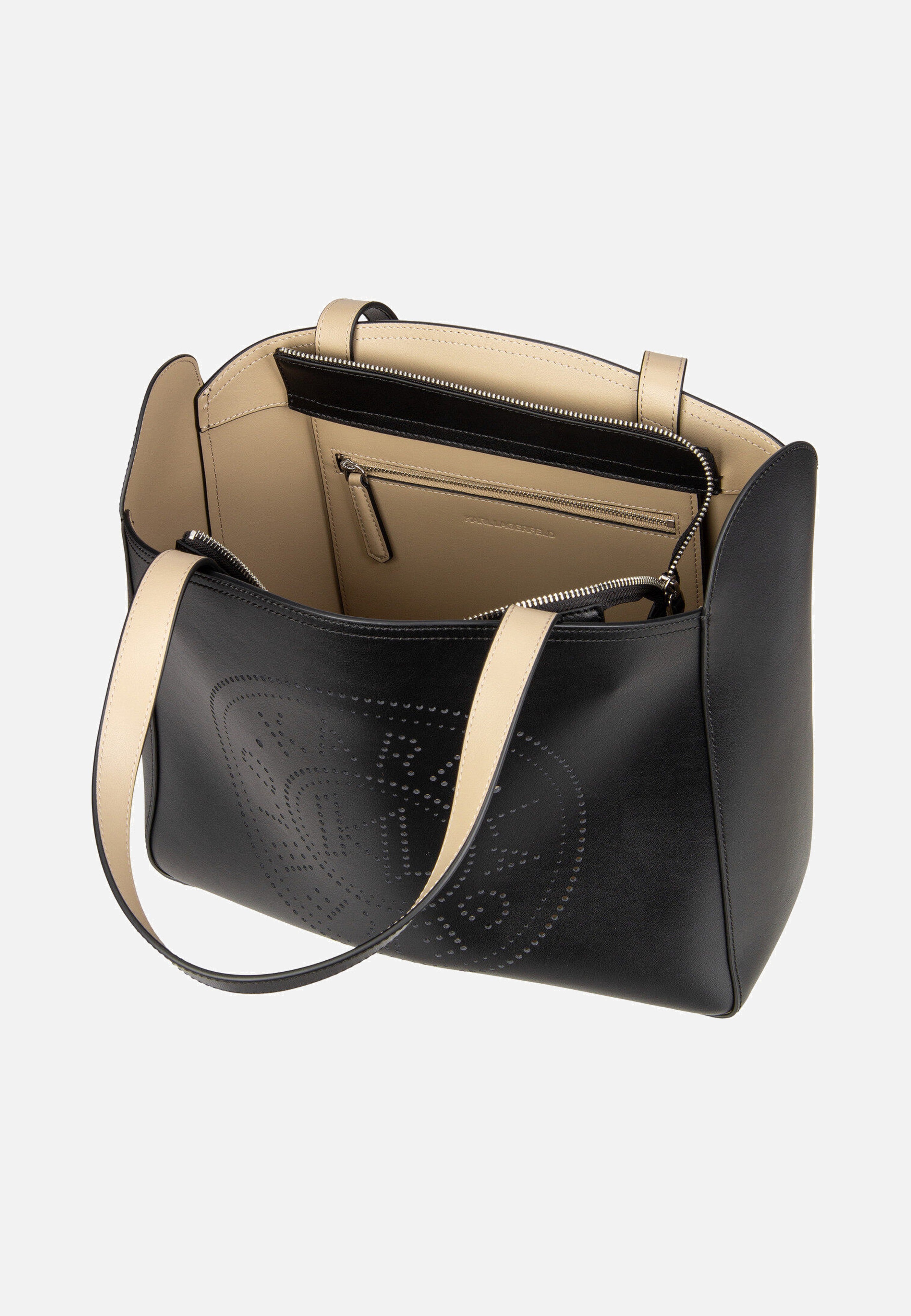 Karl Lagerfeld K/Circle MD Zip 30043 Black Shopper
