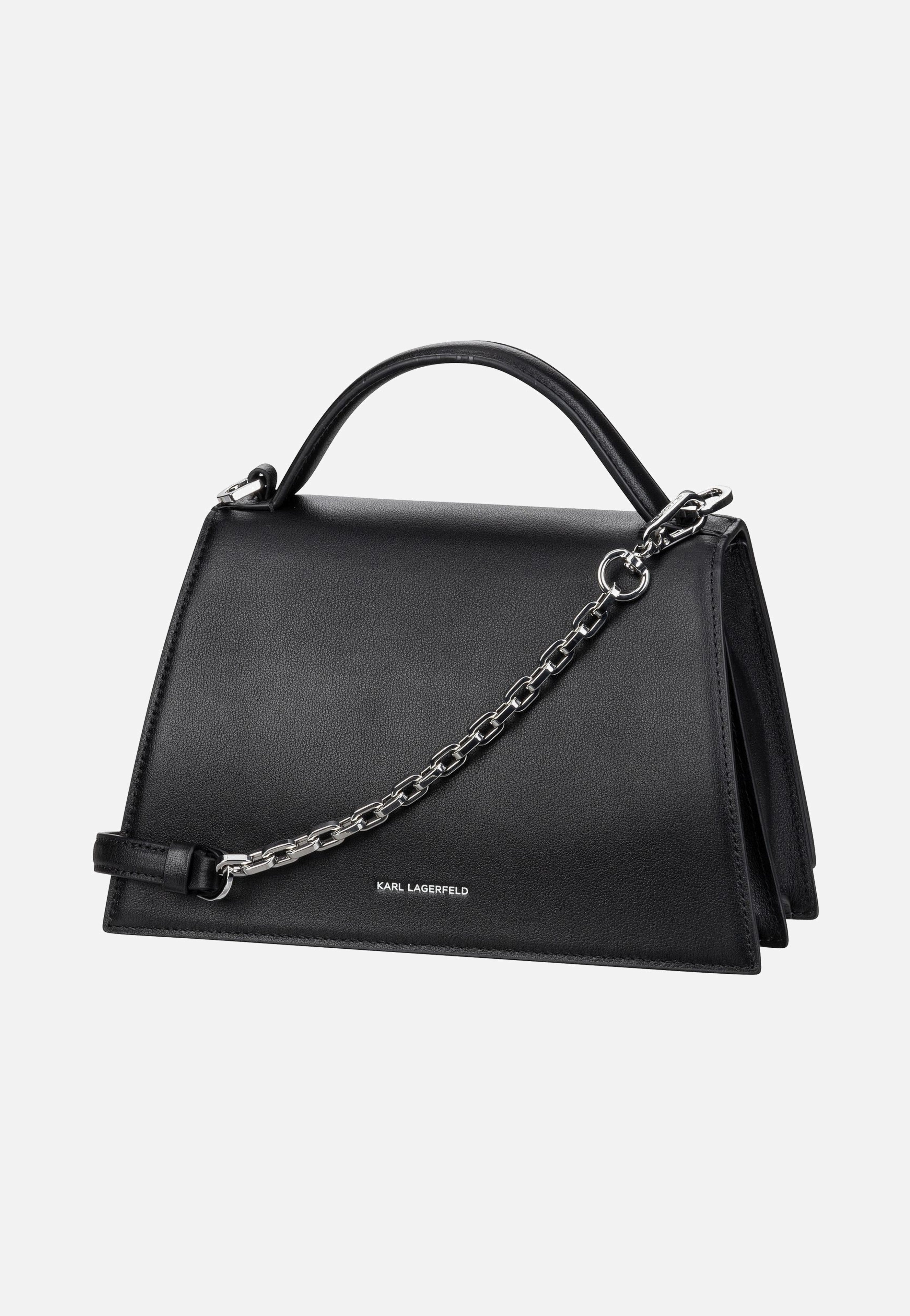Karl Lagerfeld K/Signature 2.0 MD 30036 Black/Nickel Crossbody Bag