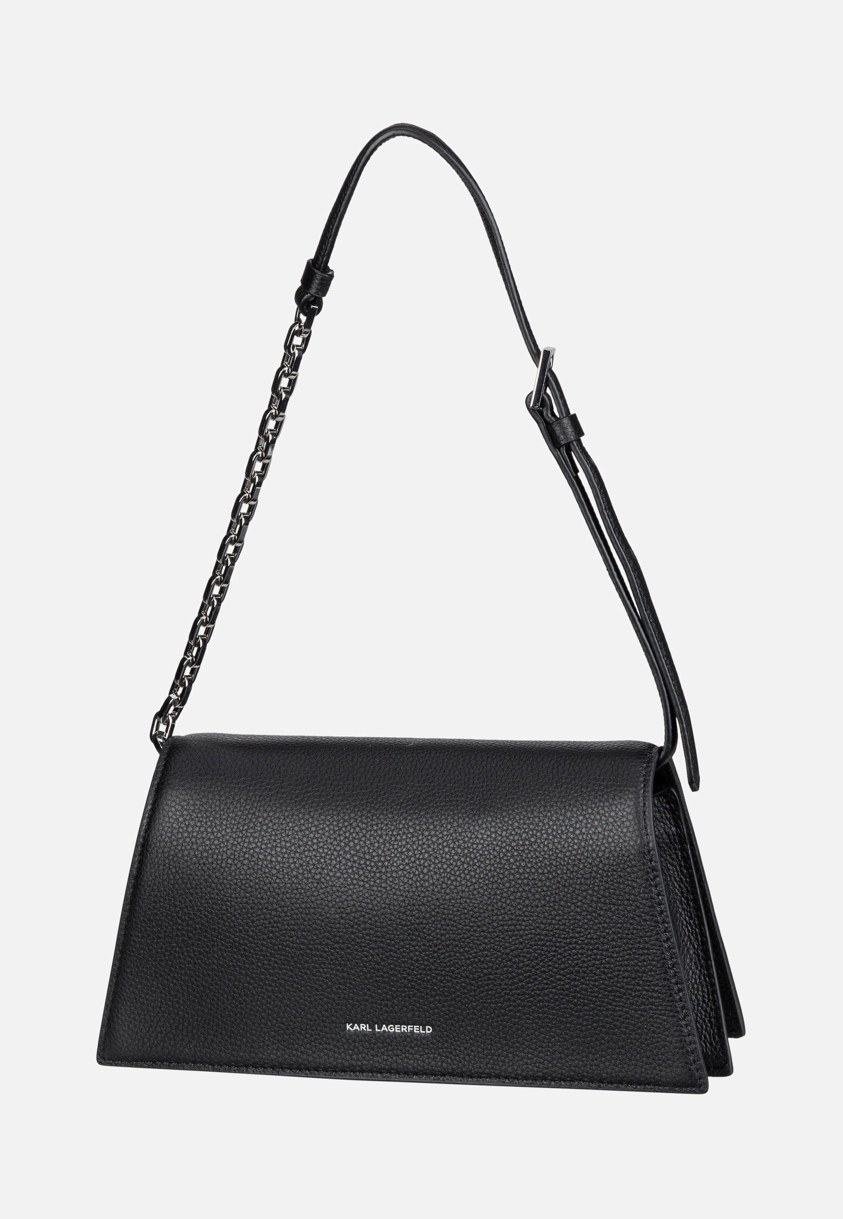 Karl Lagerfeld K/Signature 2.0 SP SHB Studs Black Evening Bag