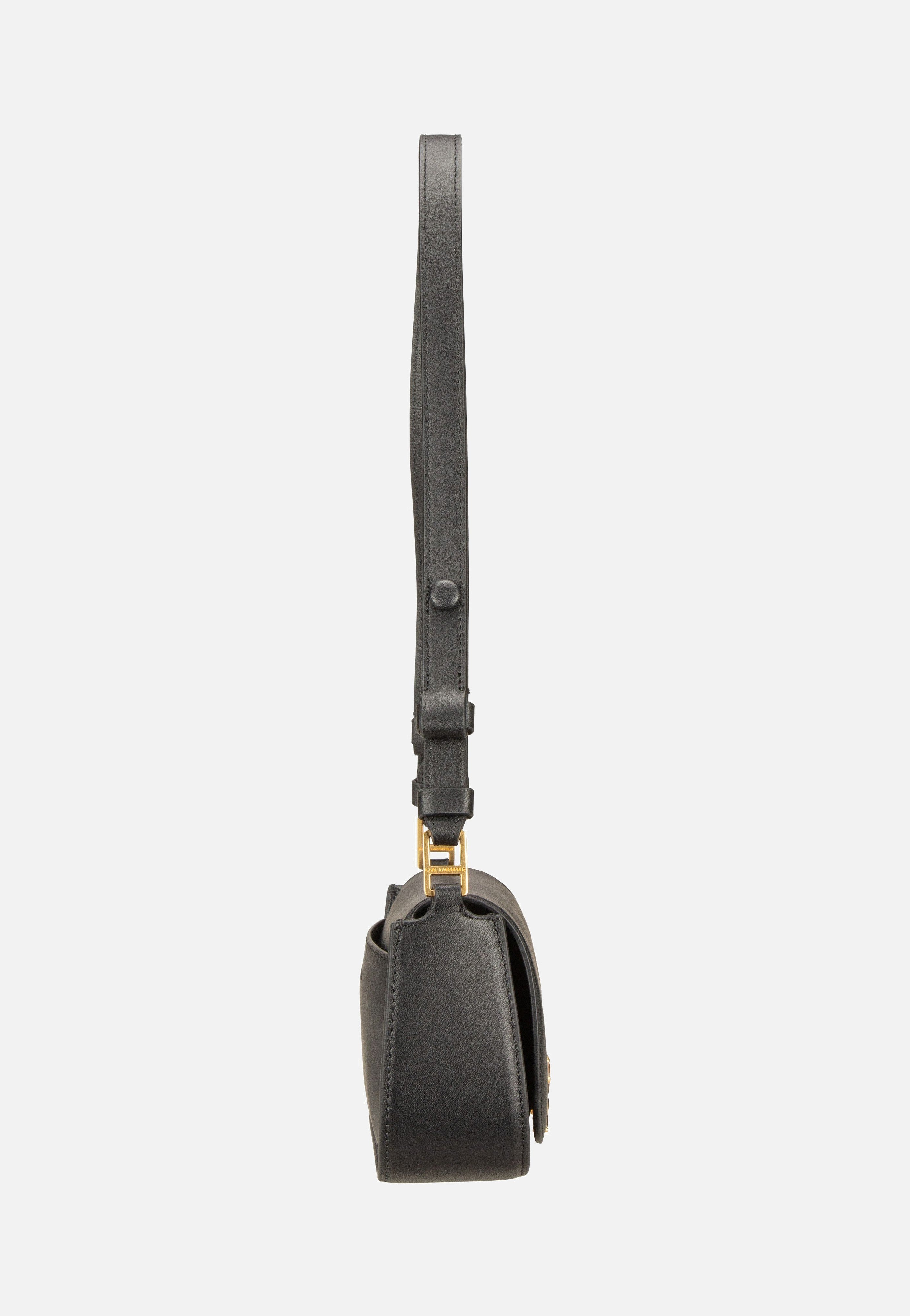 Karl Lagerfeld K/Signature Crossbody Black-Vibration Gold Evening Bag