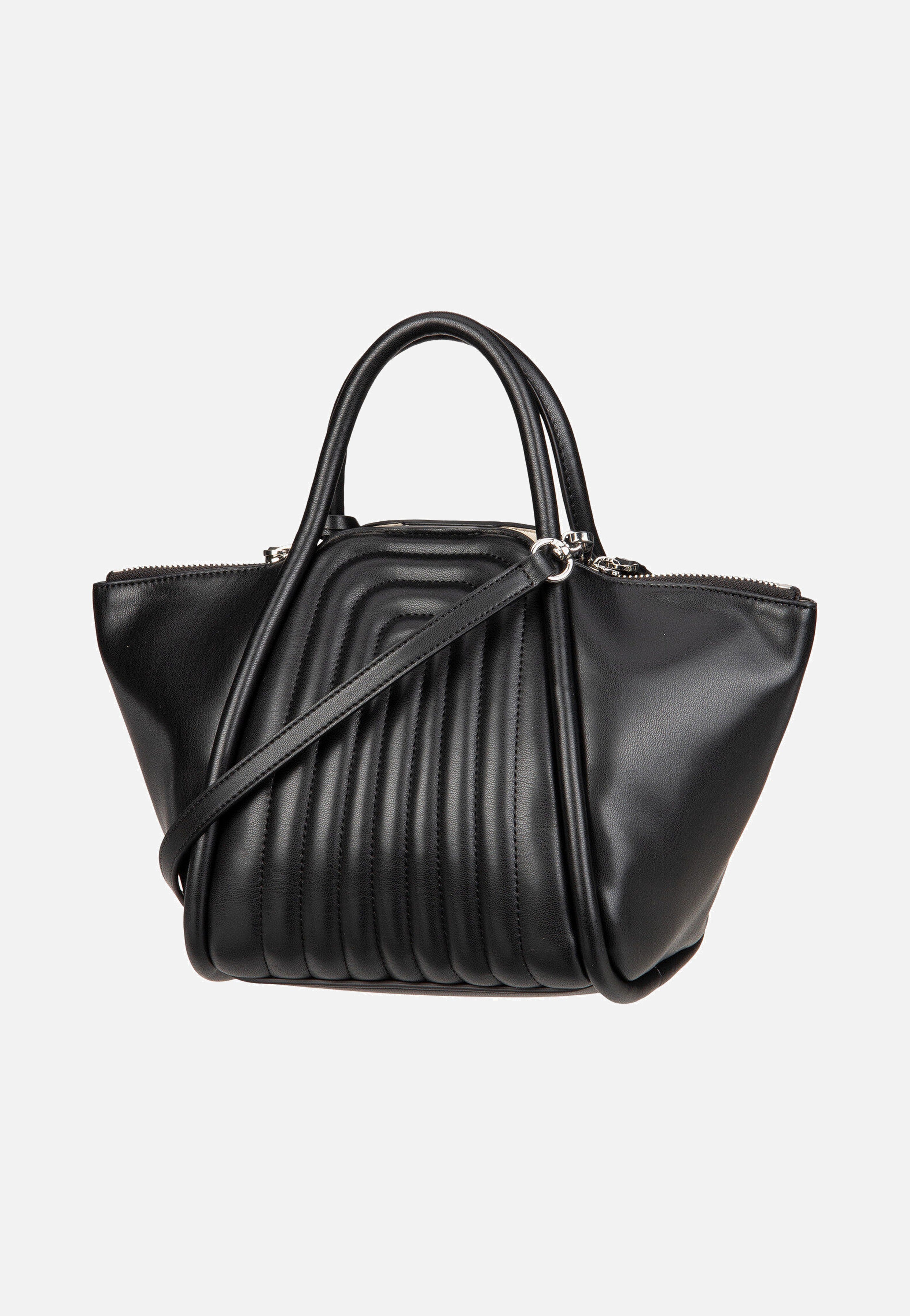 Karl Lagerfeld K/Wellen Tote 30260 Black Handle Bag