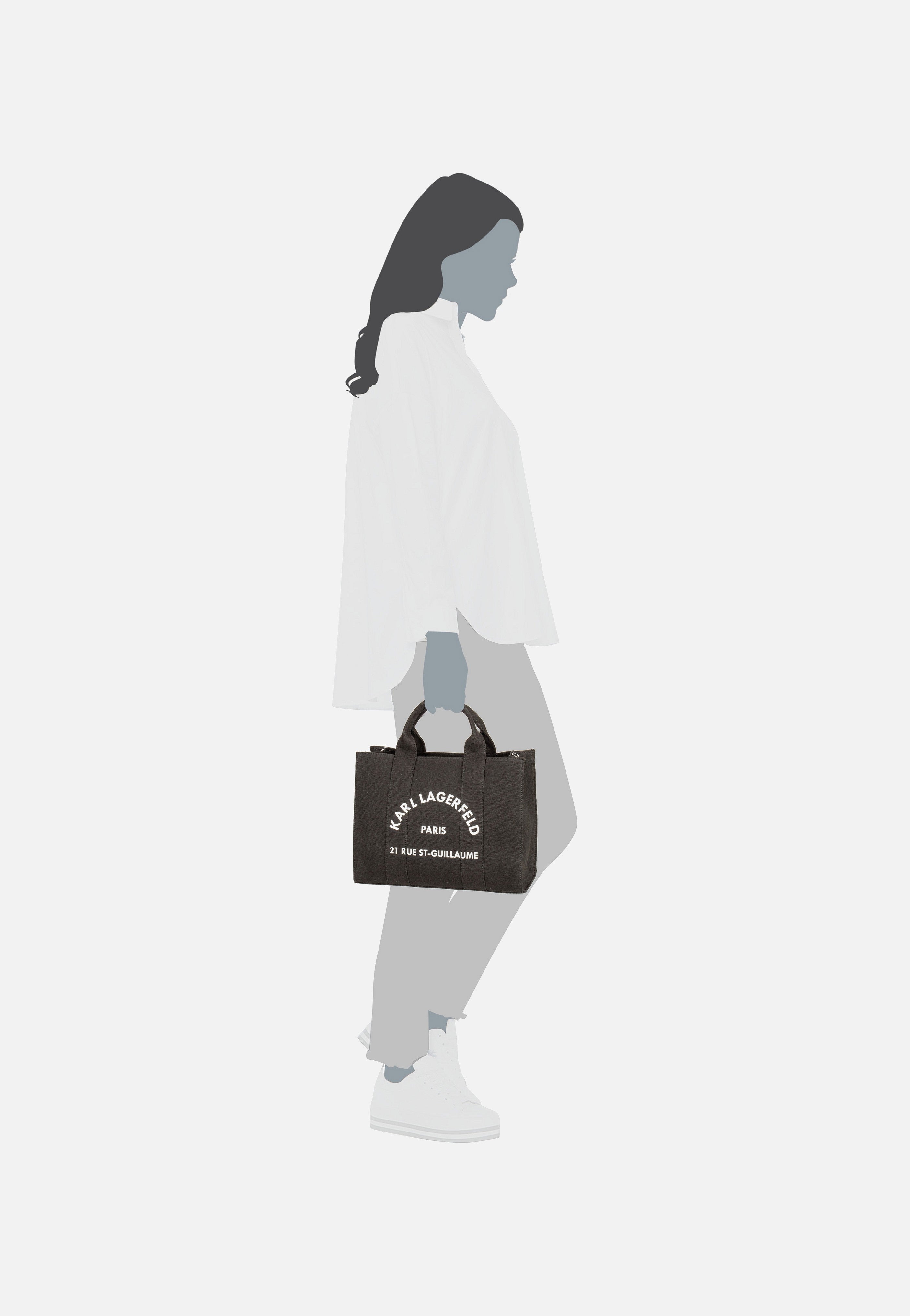 Karl Lagerfeld RSG Square MD Tote Black Tote Bag