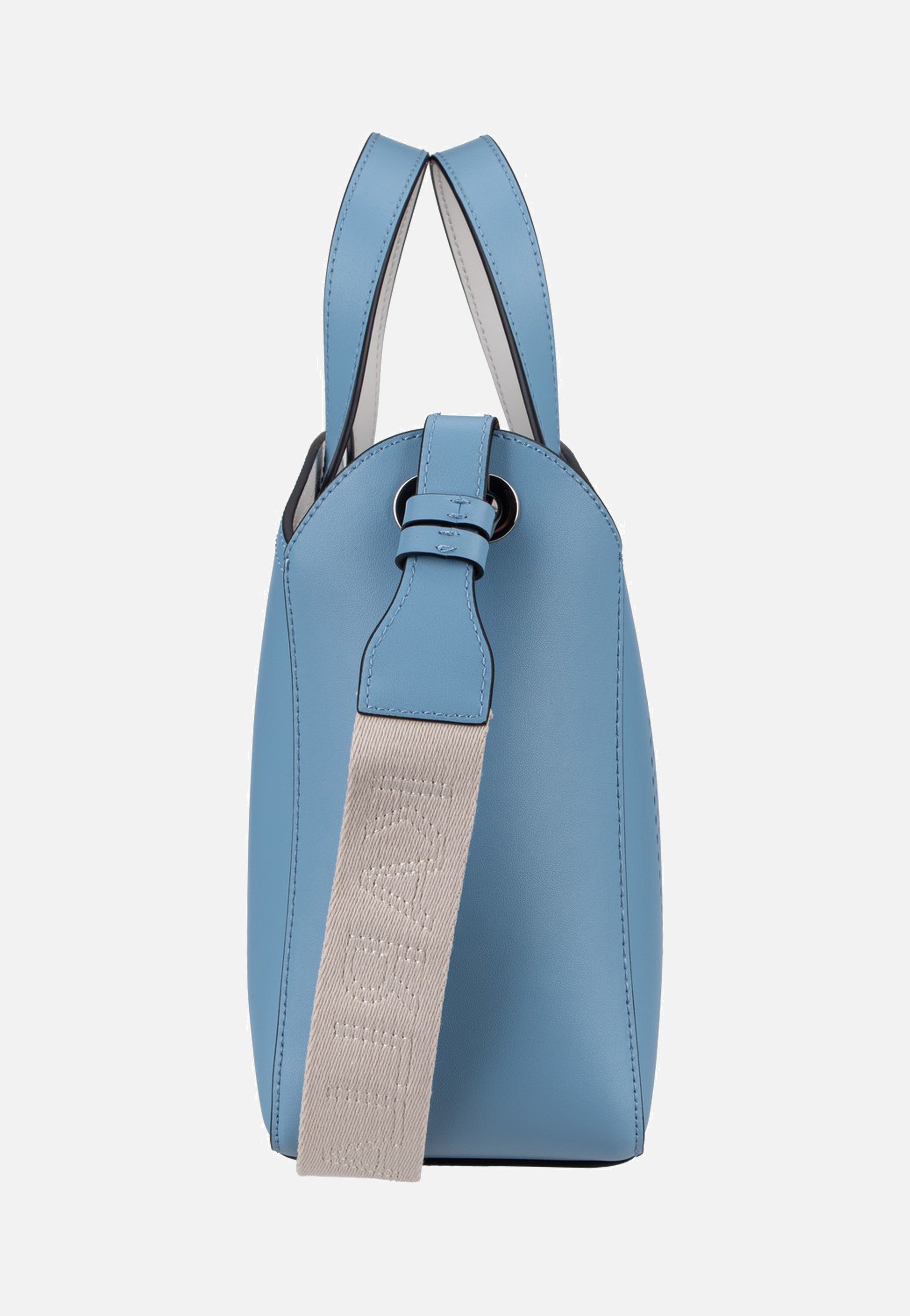 Karl Lagerfeld K/Circle SM Perforated Blue Bloom Tote Bag