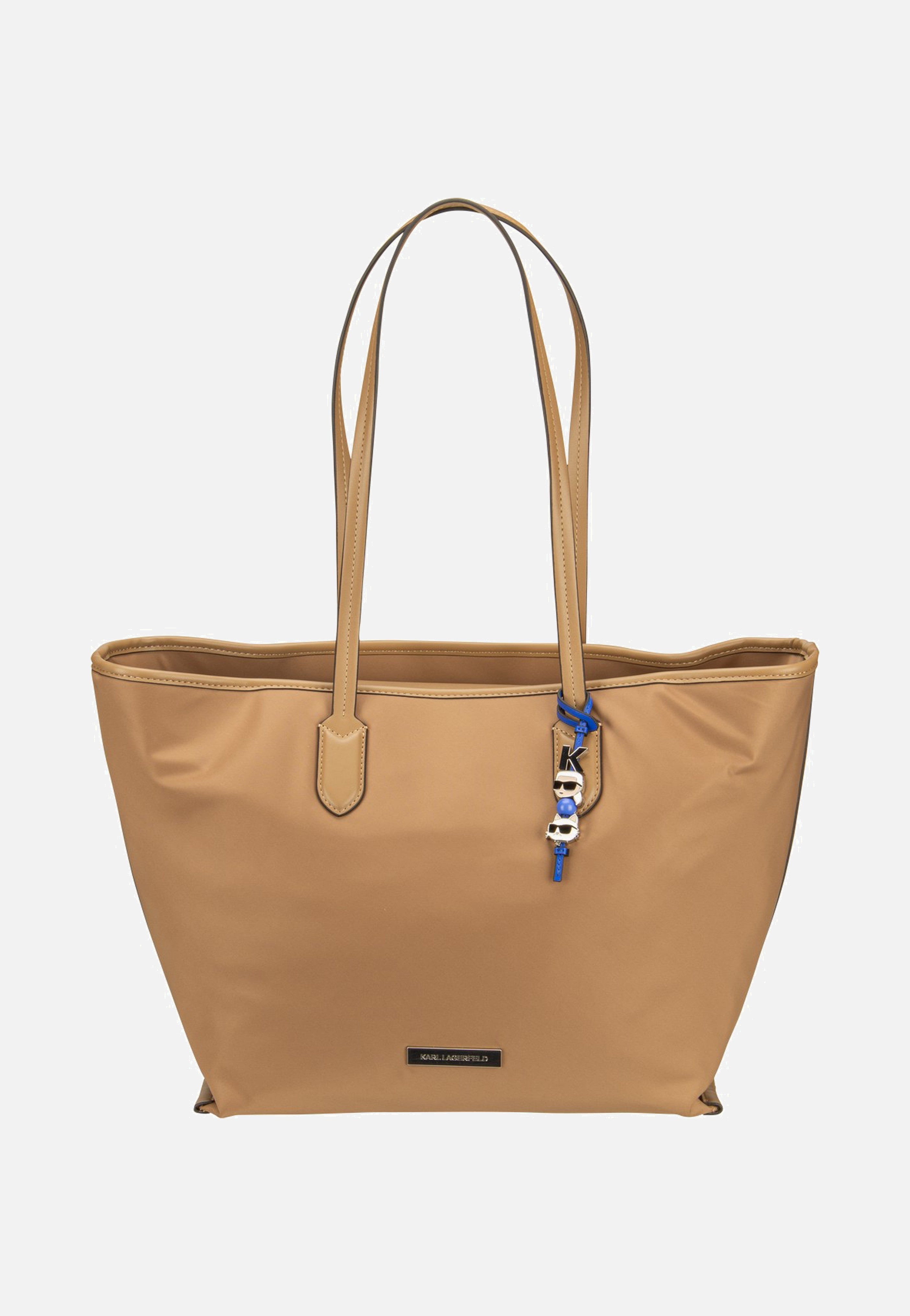Karl Lagerfeld Ikon Nylon LG Tote Mushroom Brown Shopper