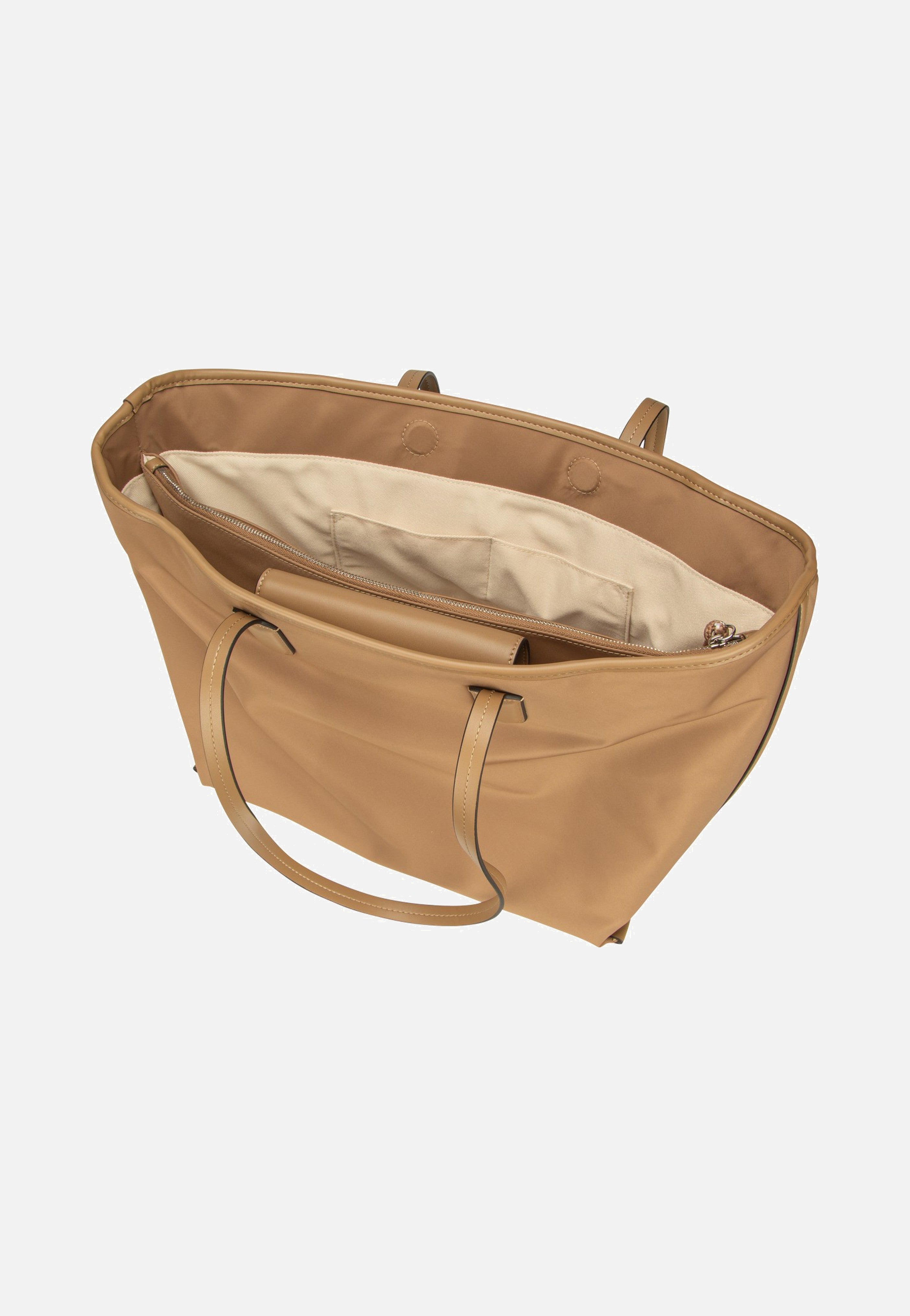 Karl Lagerfeld Ikon Nylon LG Tote Mushroom Brown Shopper