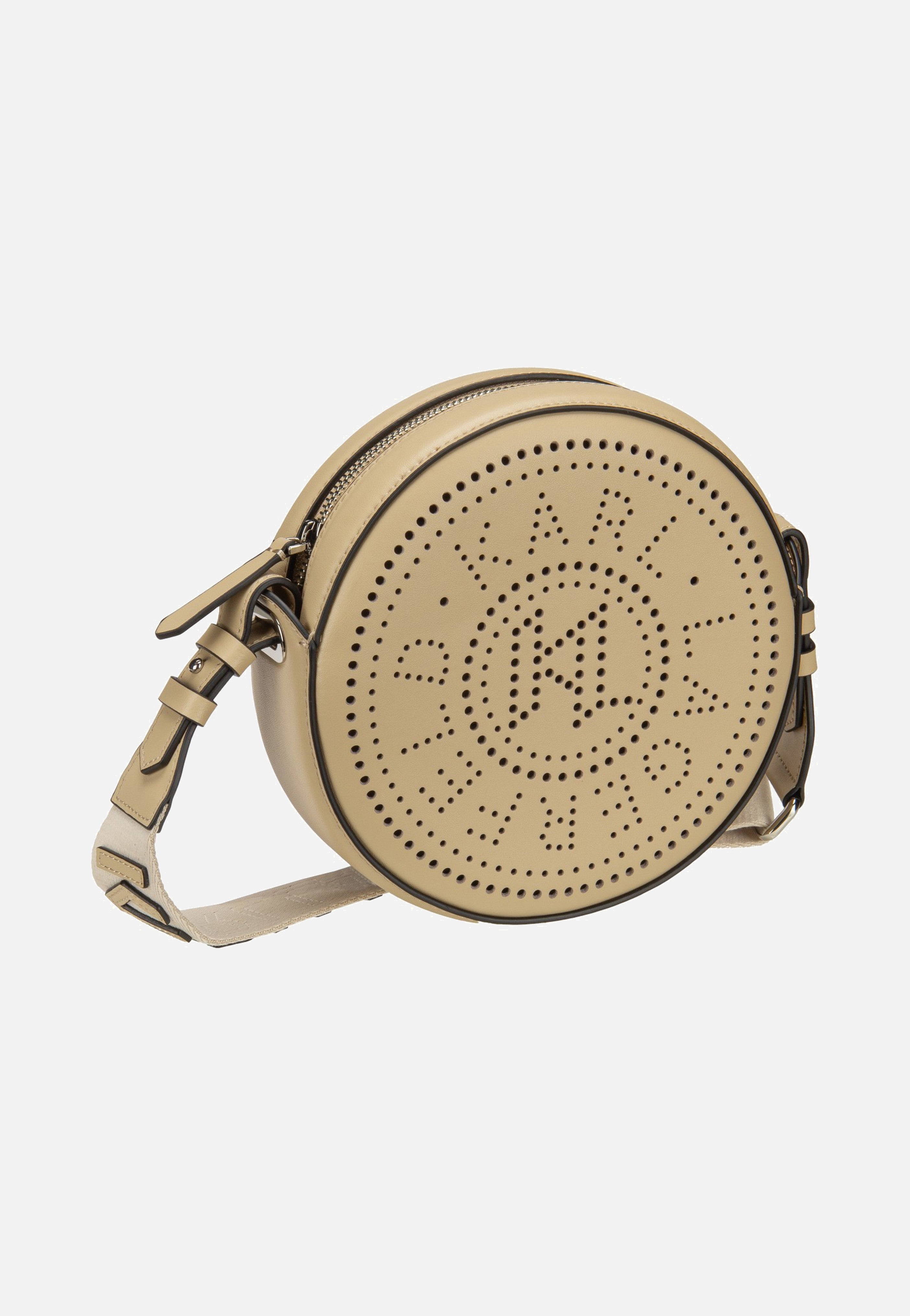 Karl Lagerfeld K/Circle Round CB Perforated Safari Umhängetasche