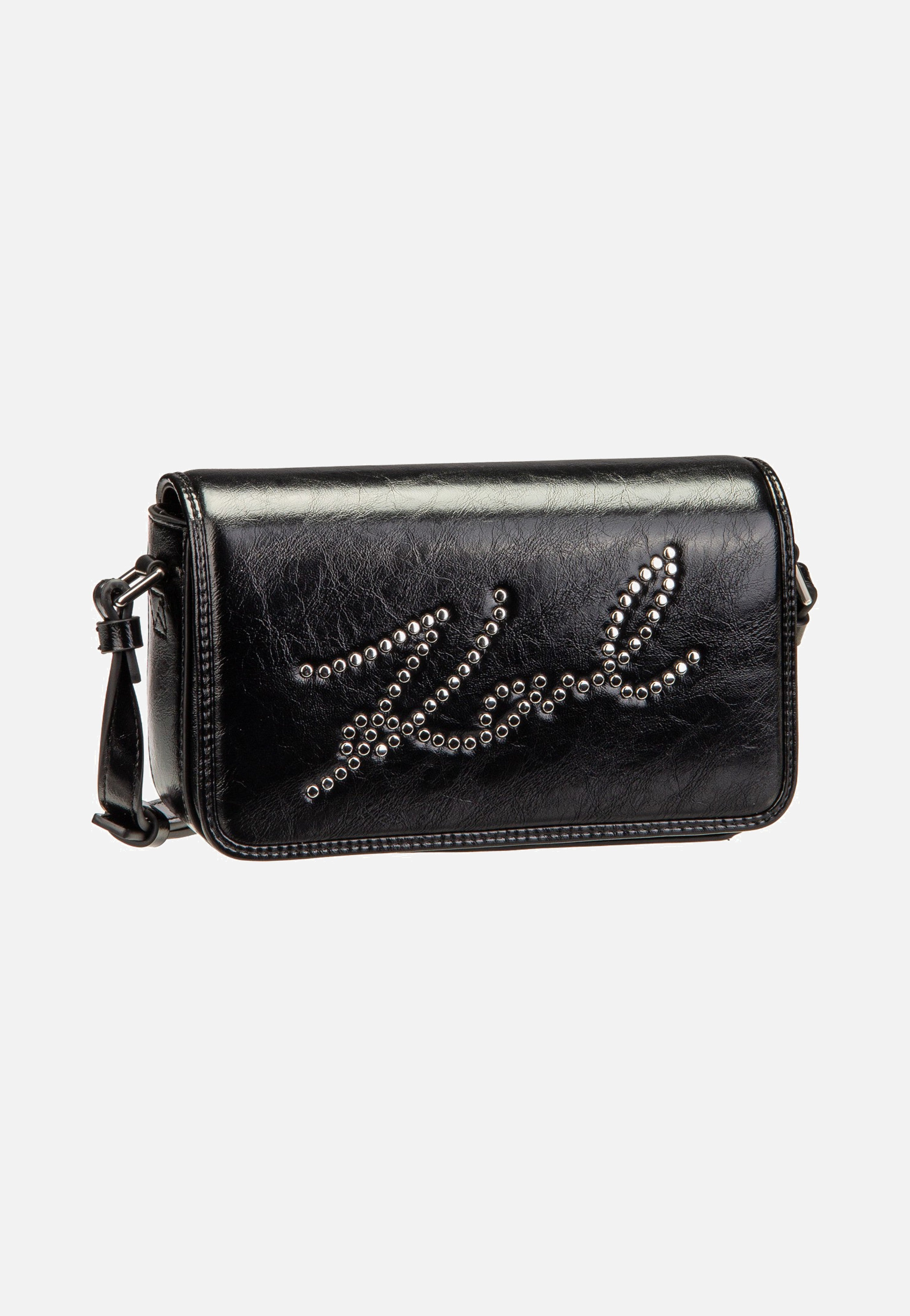 Karl Lagerfeld K/Skuare Flap CB Studs 30304 Black/Nickel Umhängetasche