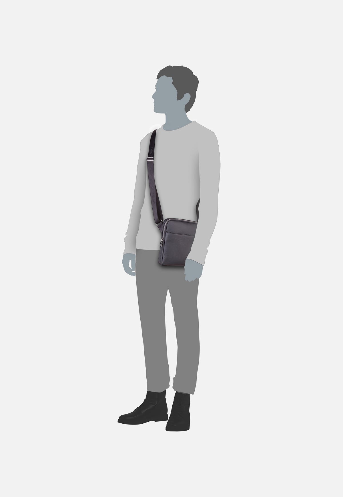 Lacoste Gael 2839 Black Umhängetasche