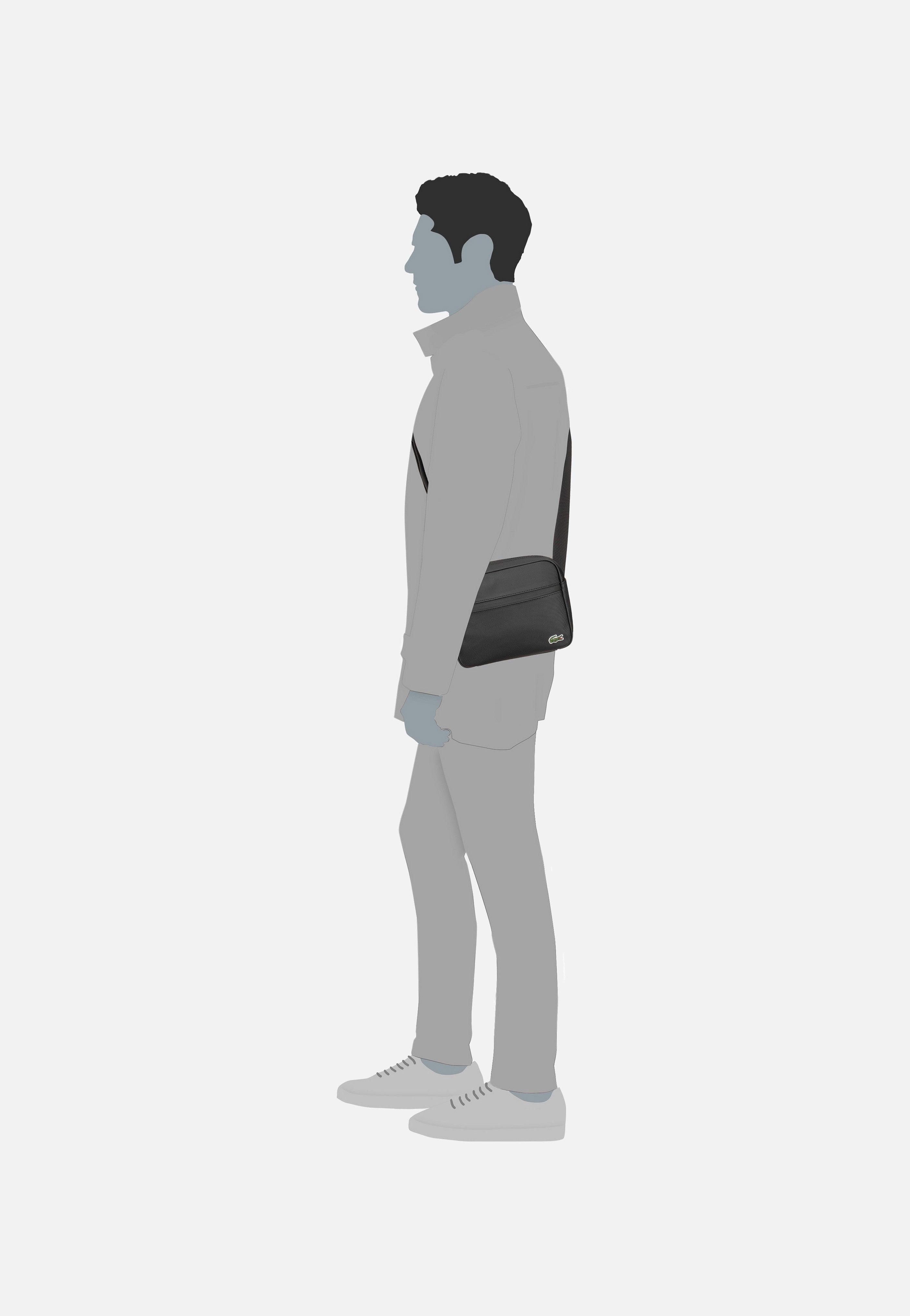 Lacoste LCST Reporter Bag 4046 Black Umhängetasche