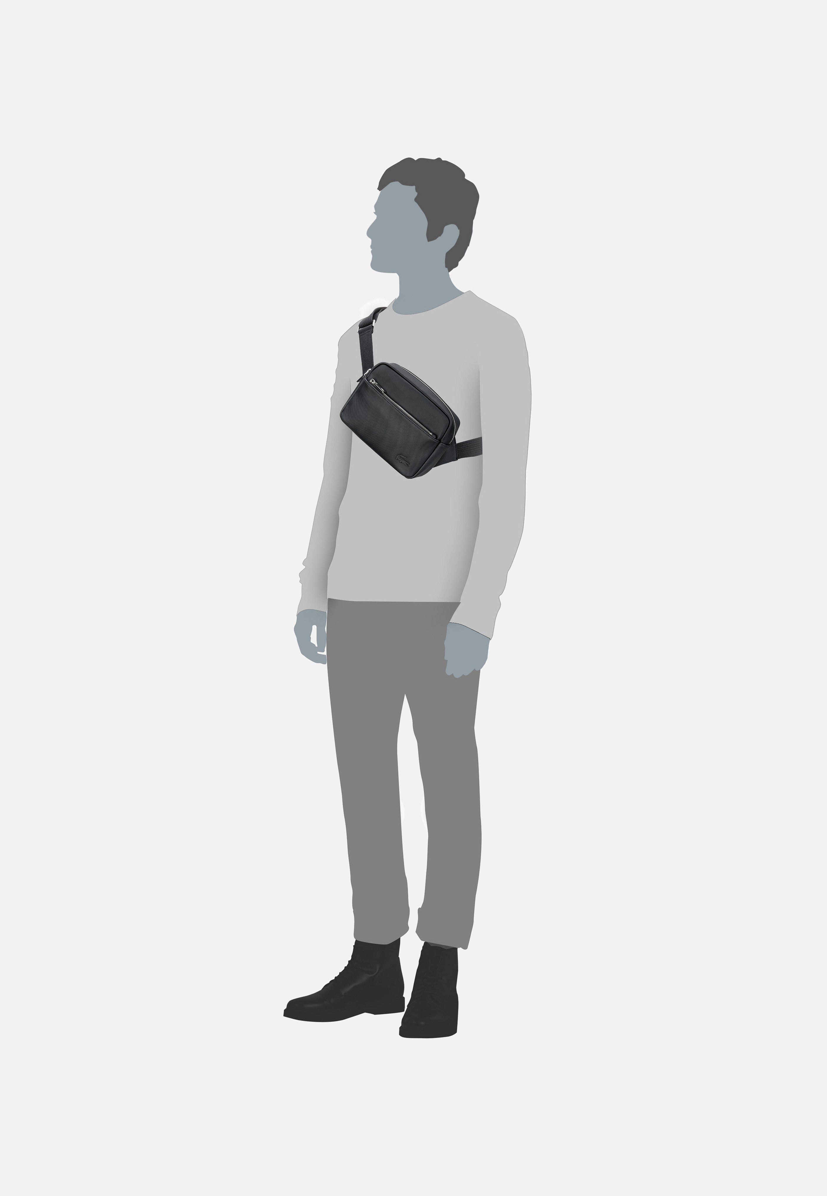 Lacoste Men´s Classic Reporter Bag 4427 Noir Sling Bag