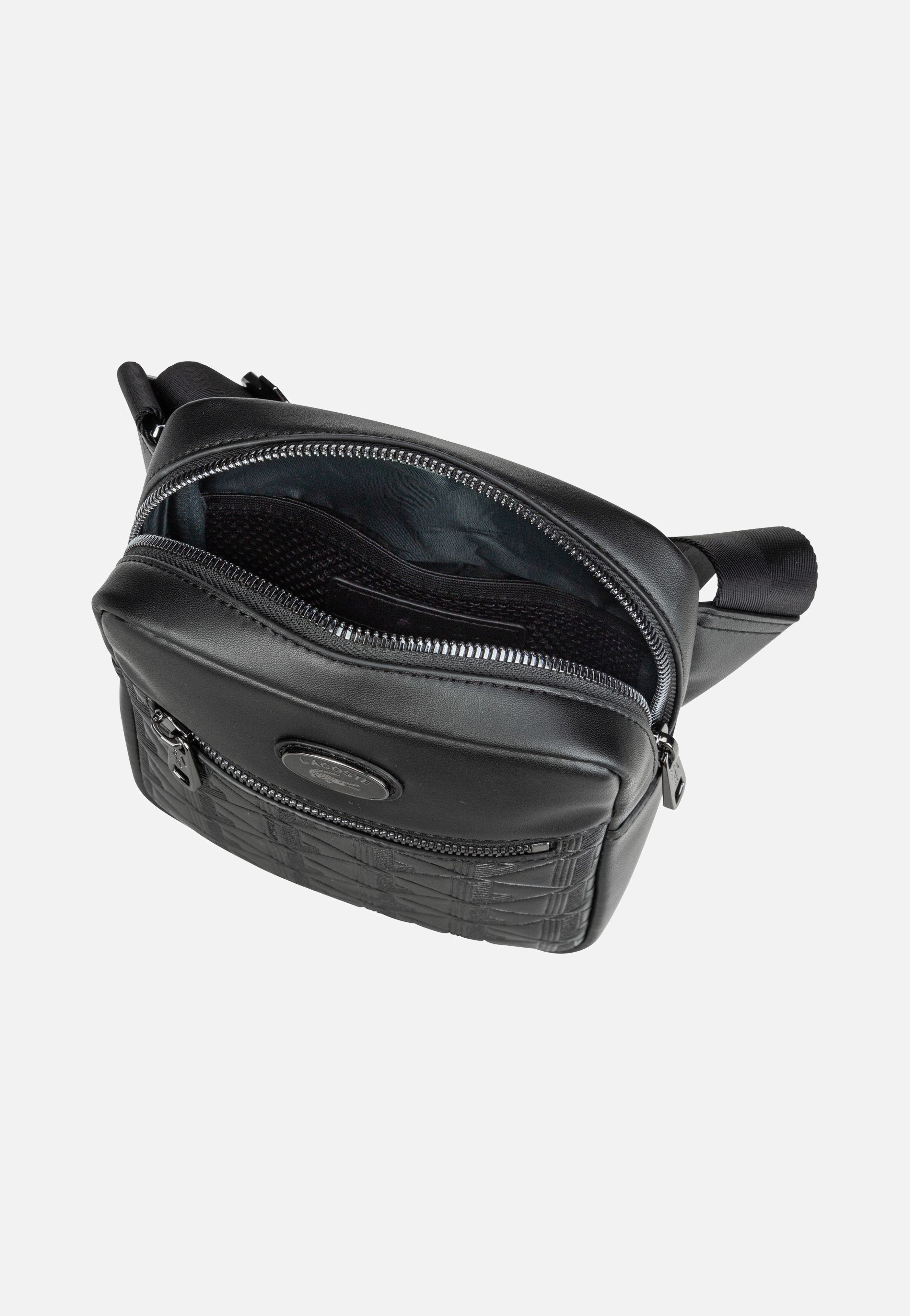 Lacoste Nomogramme Vertical 4486 Noir Crossbody Bag
