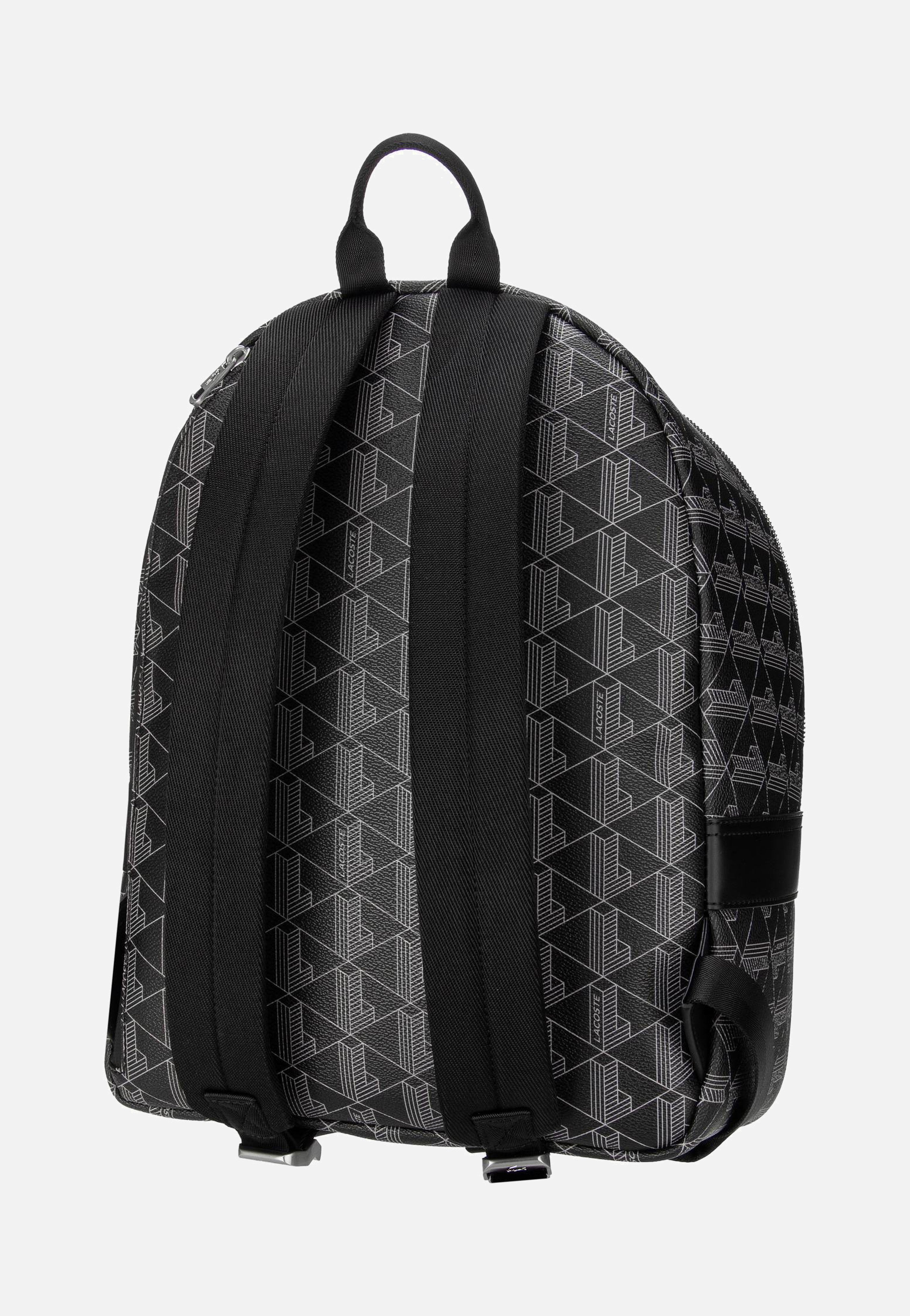 Lacoste The Blend 3649 Monogram Noir Gris Rucksack