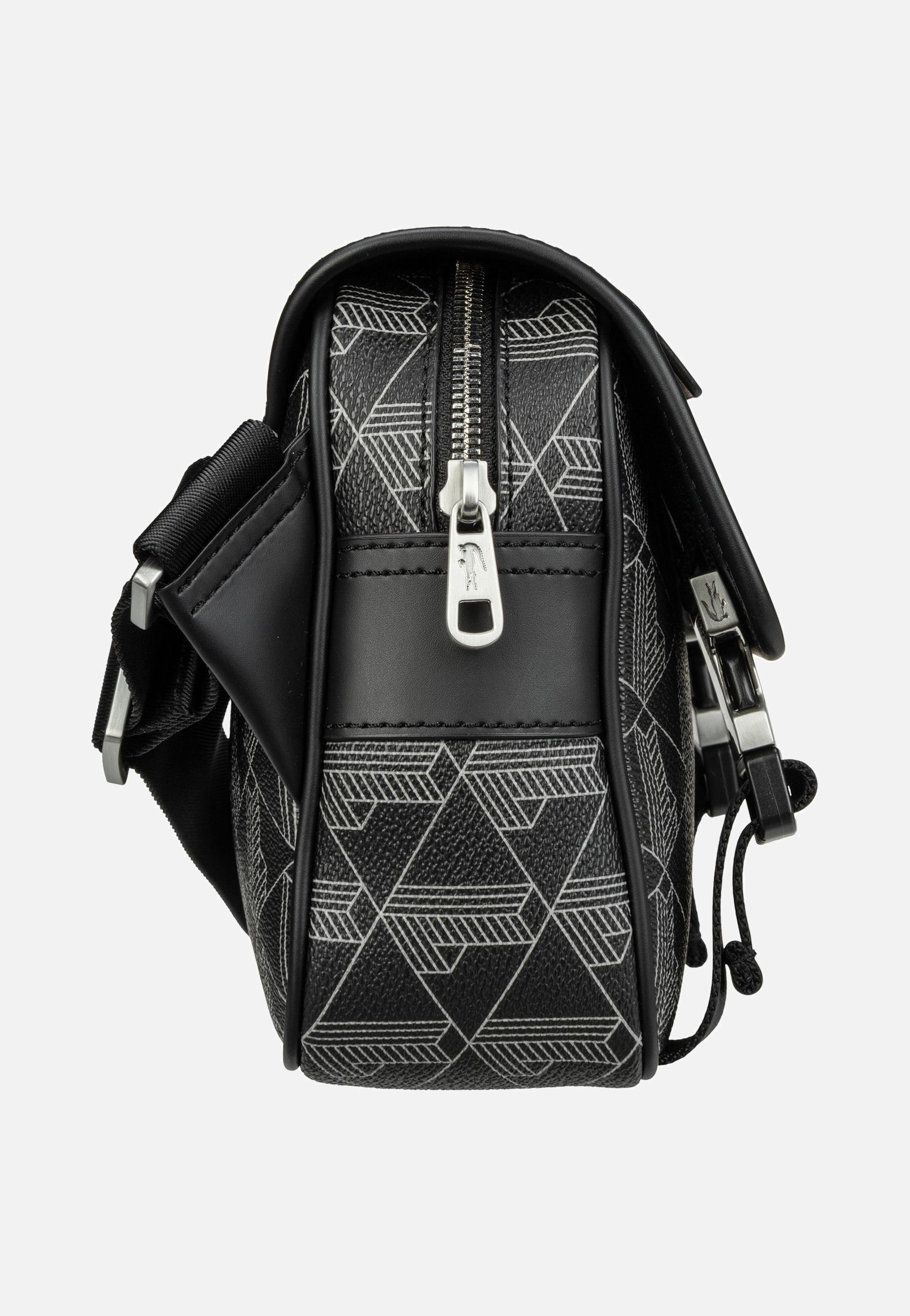 Lacoste The Blend Bag 3787 Monogramm Noir Gris Crossbody Bag