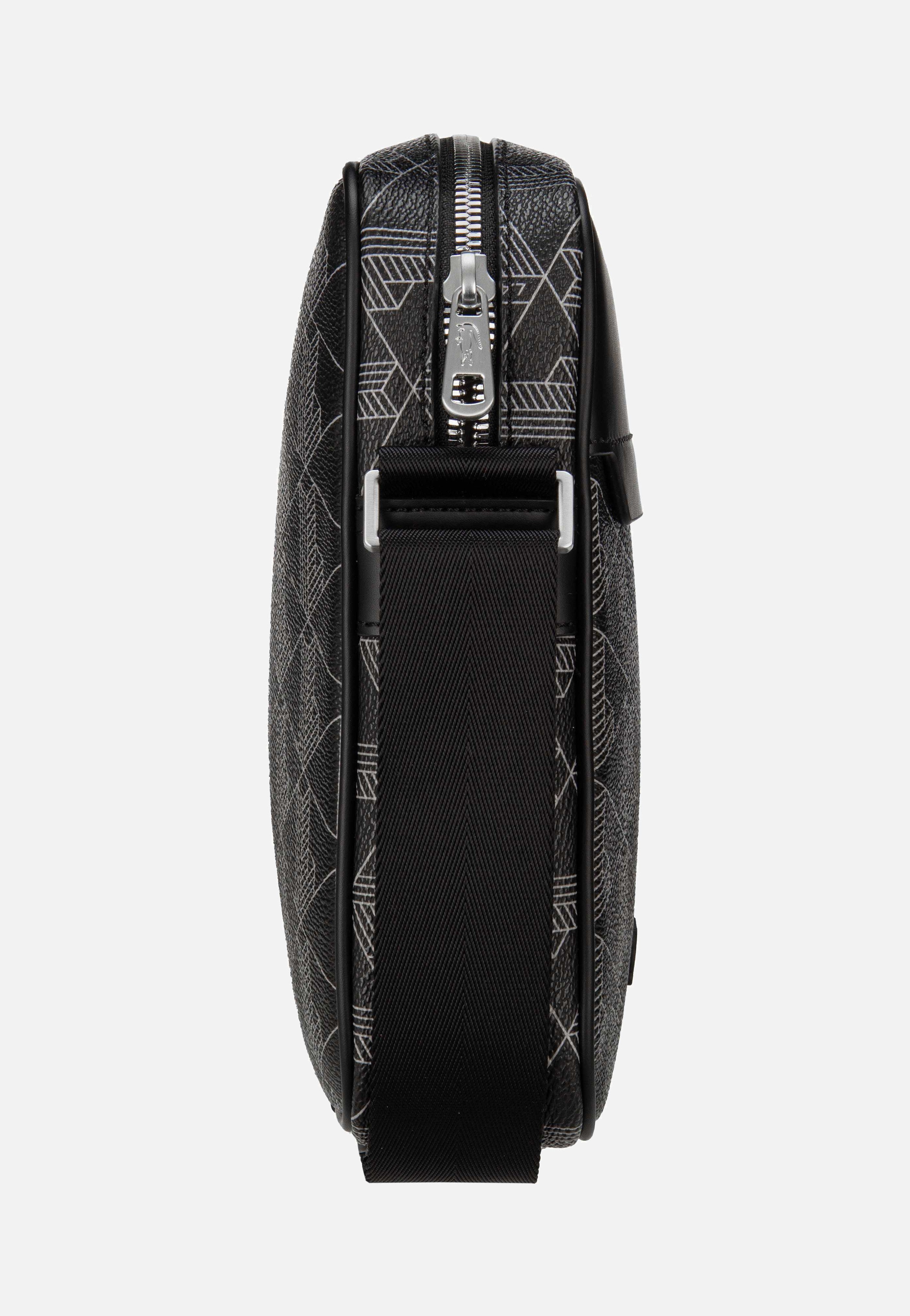 Lacoste The Blend NH4410LX Monogram Noir Gris Umhängetasche