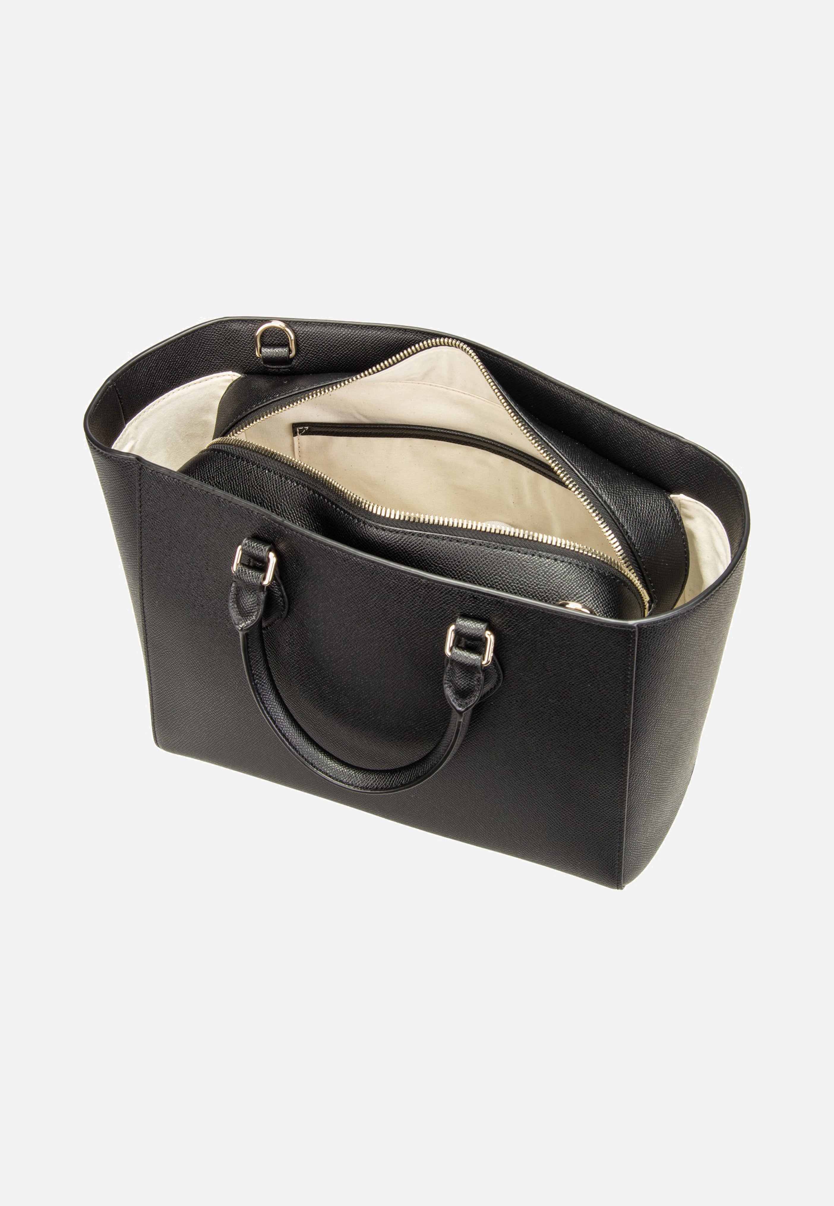 Lacoste Champs Elysees Top Handle Noir Handle Bag