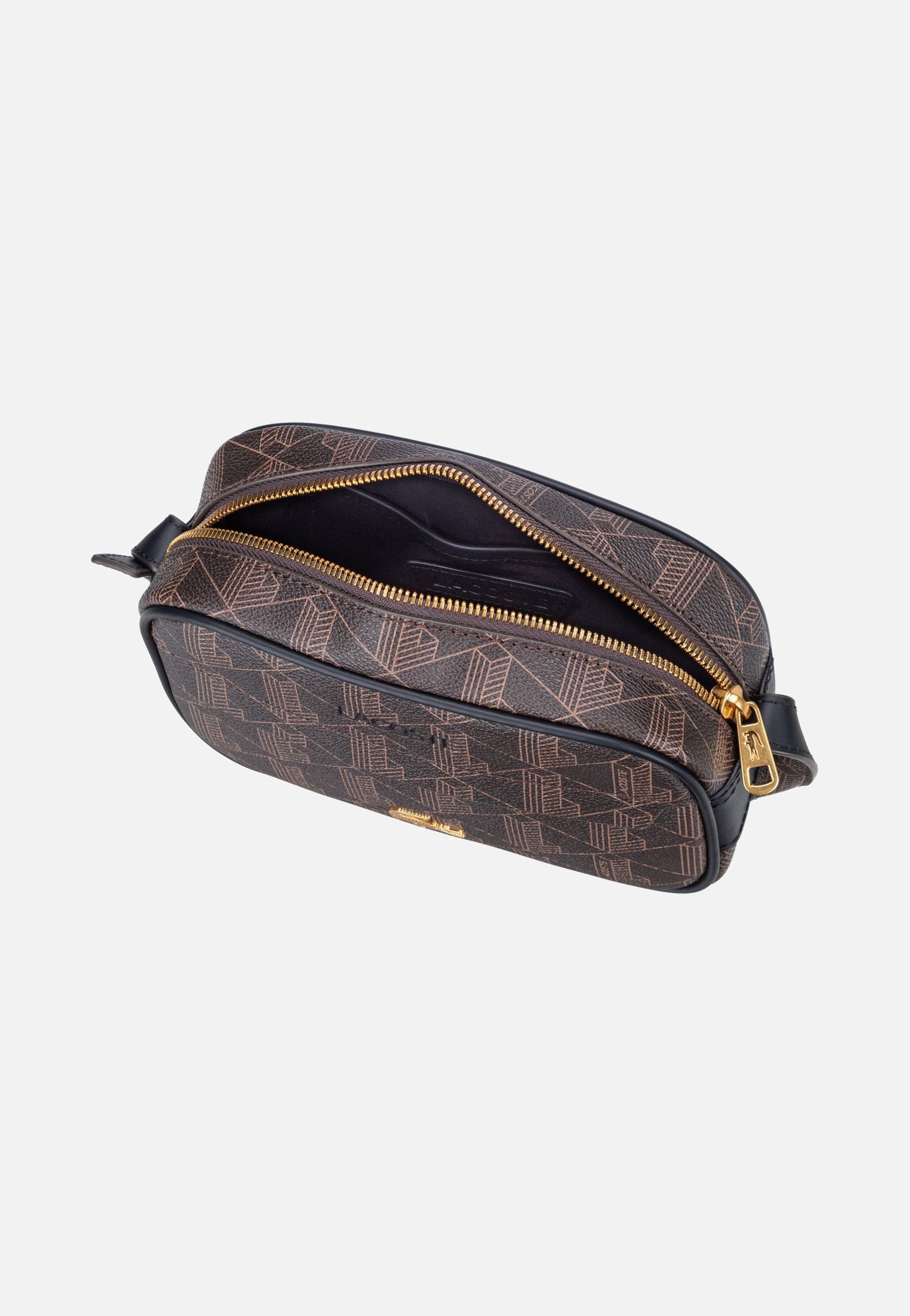 Lacoste The Blend S Reporter Bag 5421 Mono Slate Black Shitake Crossbody Bag