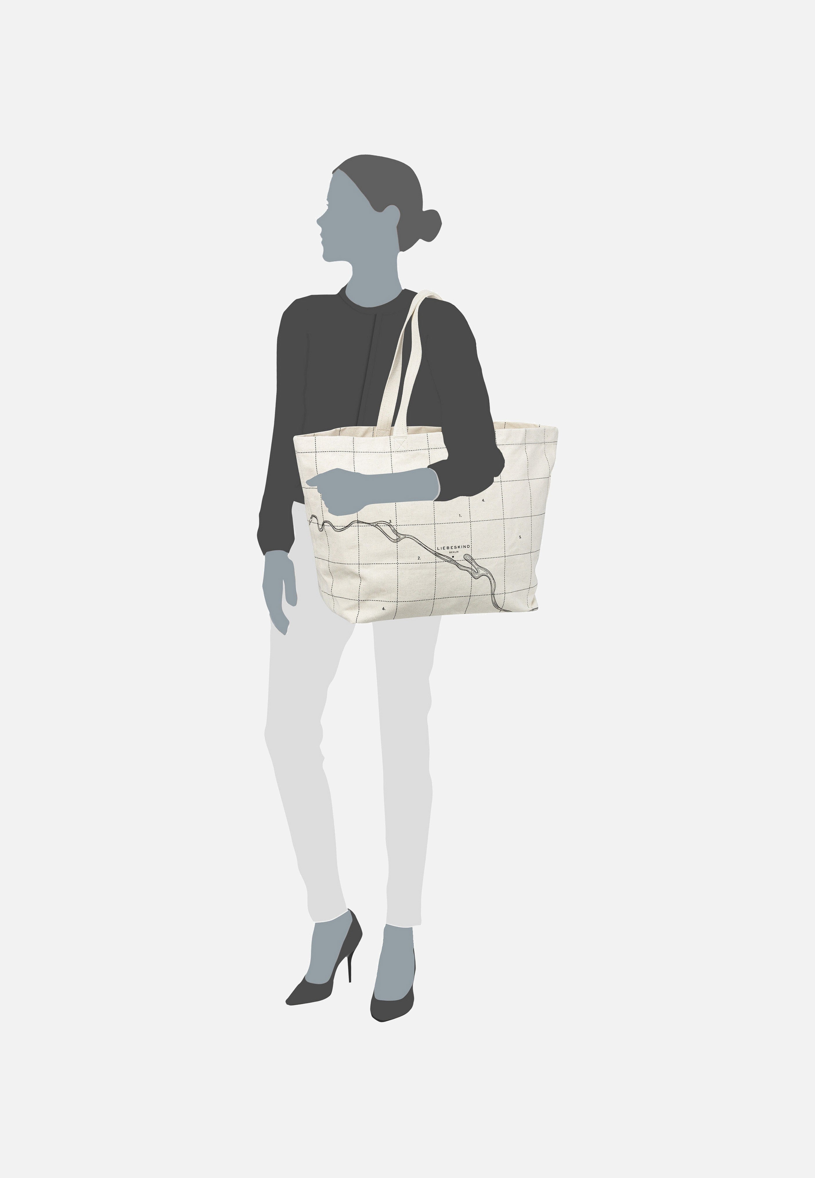 Liebeskind Berlin Canvas XL 2164893 Warm Canvas Shopper