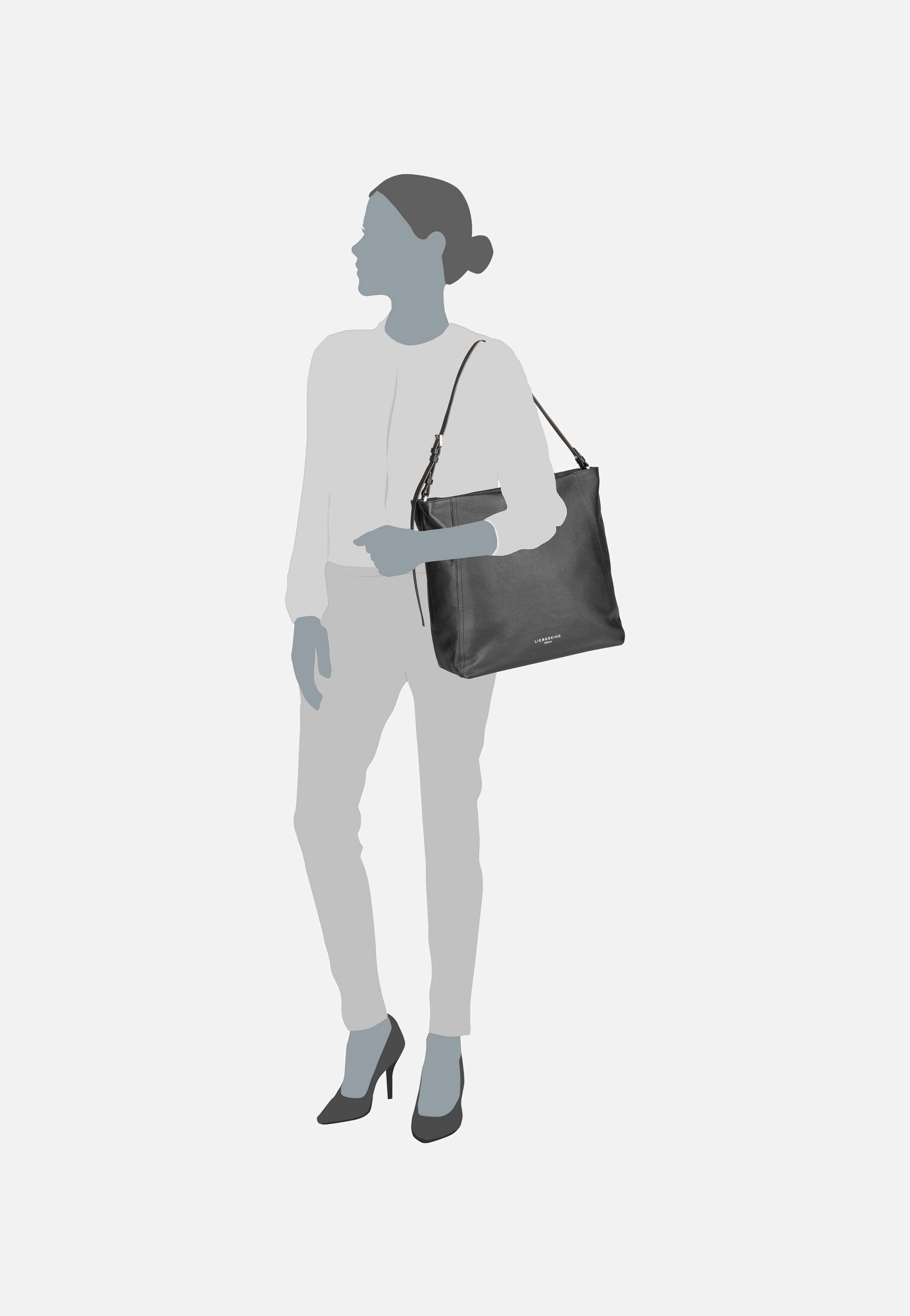 Liebeskind Berlin Chudy 2152062 Black Hobo Bag