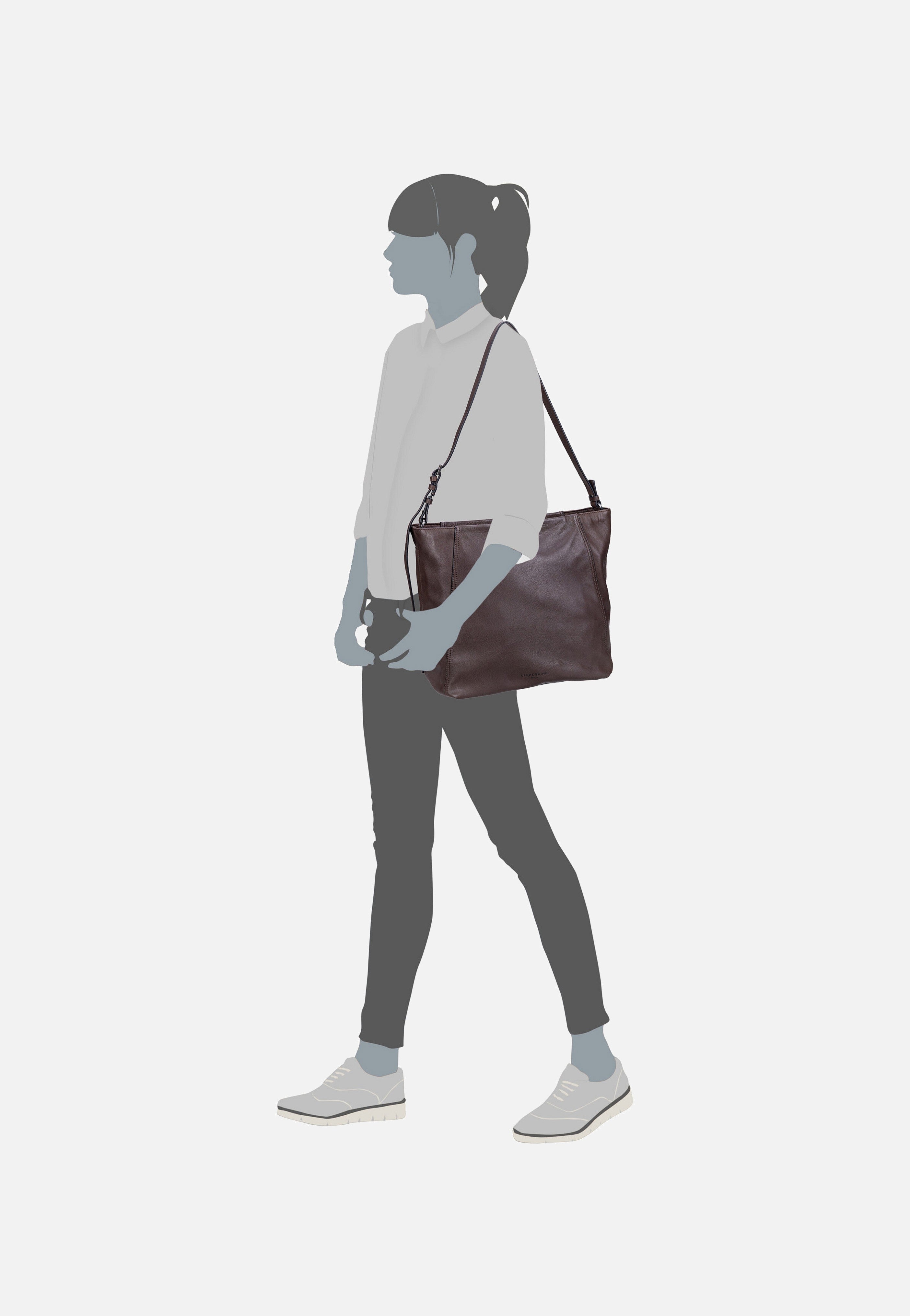 Liebeskind Berlin Chudy 2152104 Light Truffel Hobo Bag