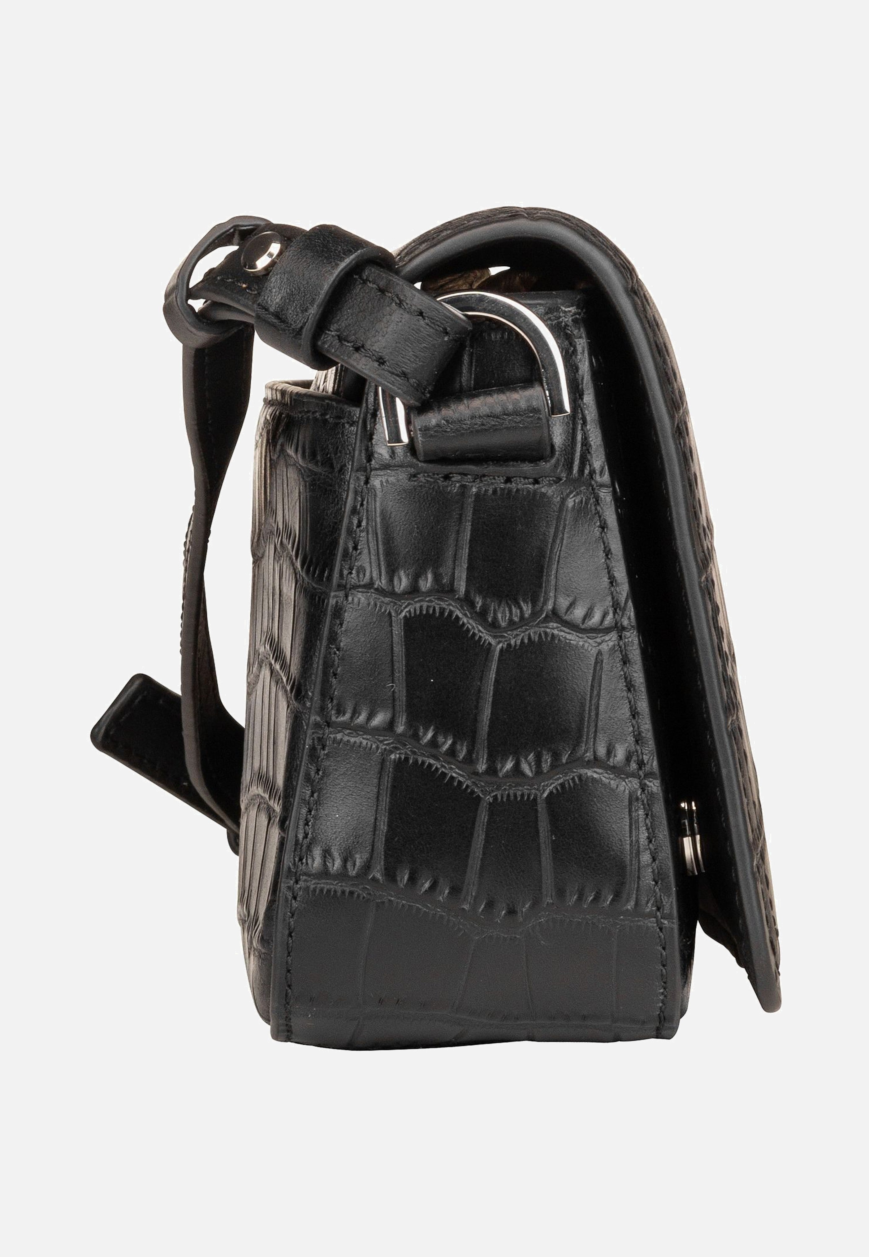 Liebeskind Berlin Chudy New Croco 2152398 Black Umhängetasche