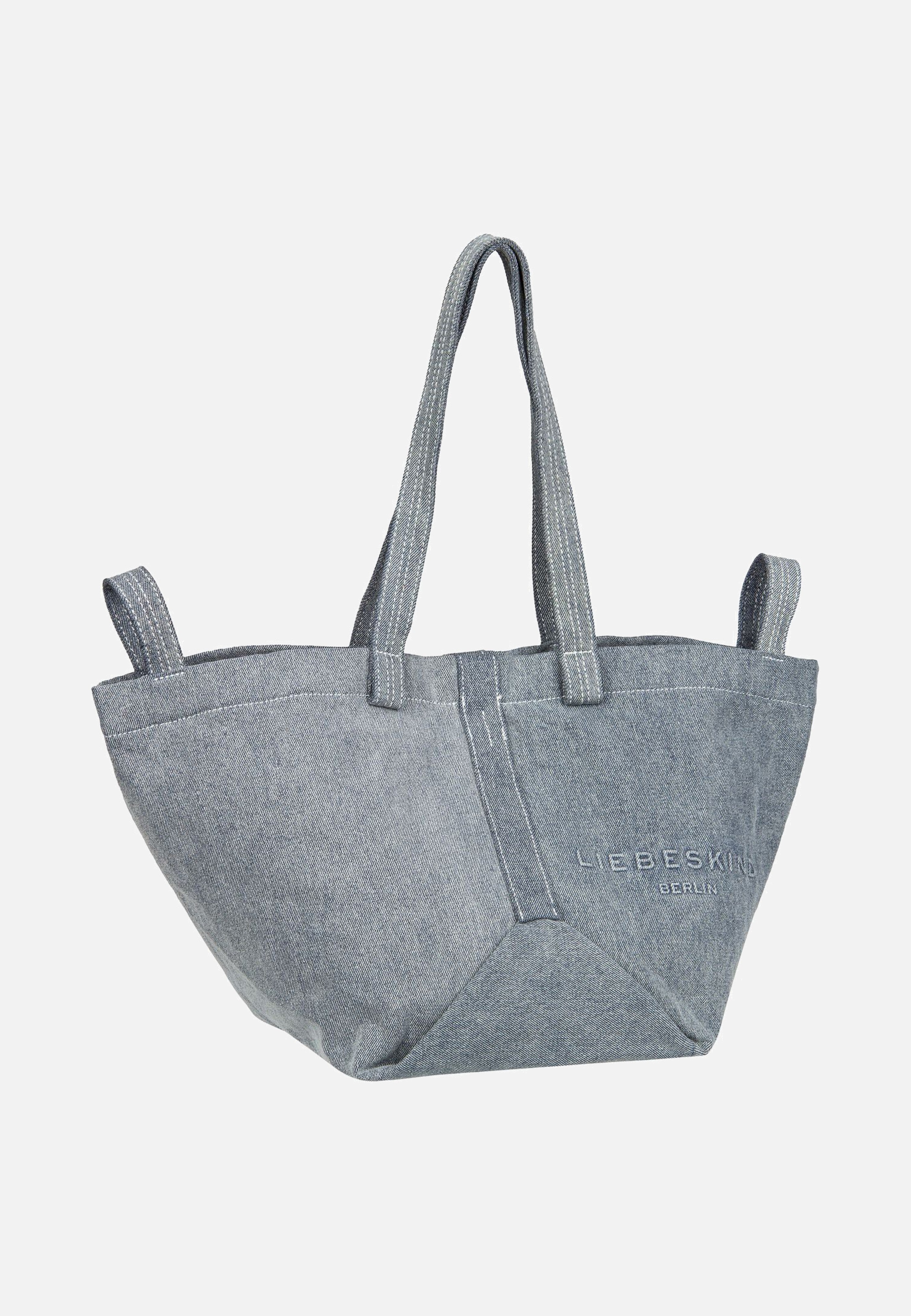 Liebeskind Berlin Elvira M Denim Blue Denim Shopper