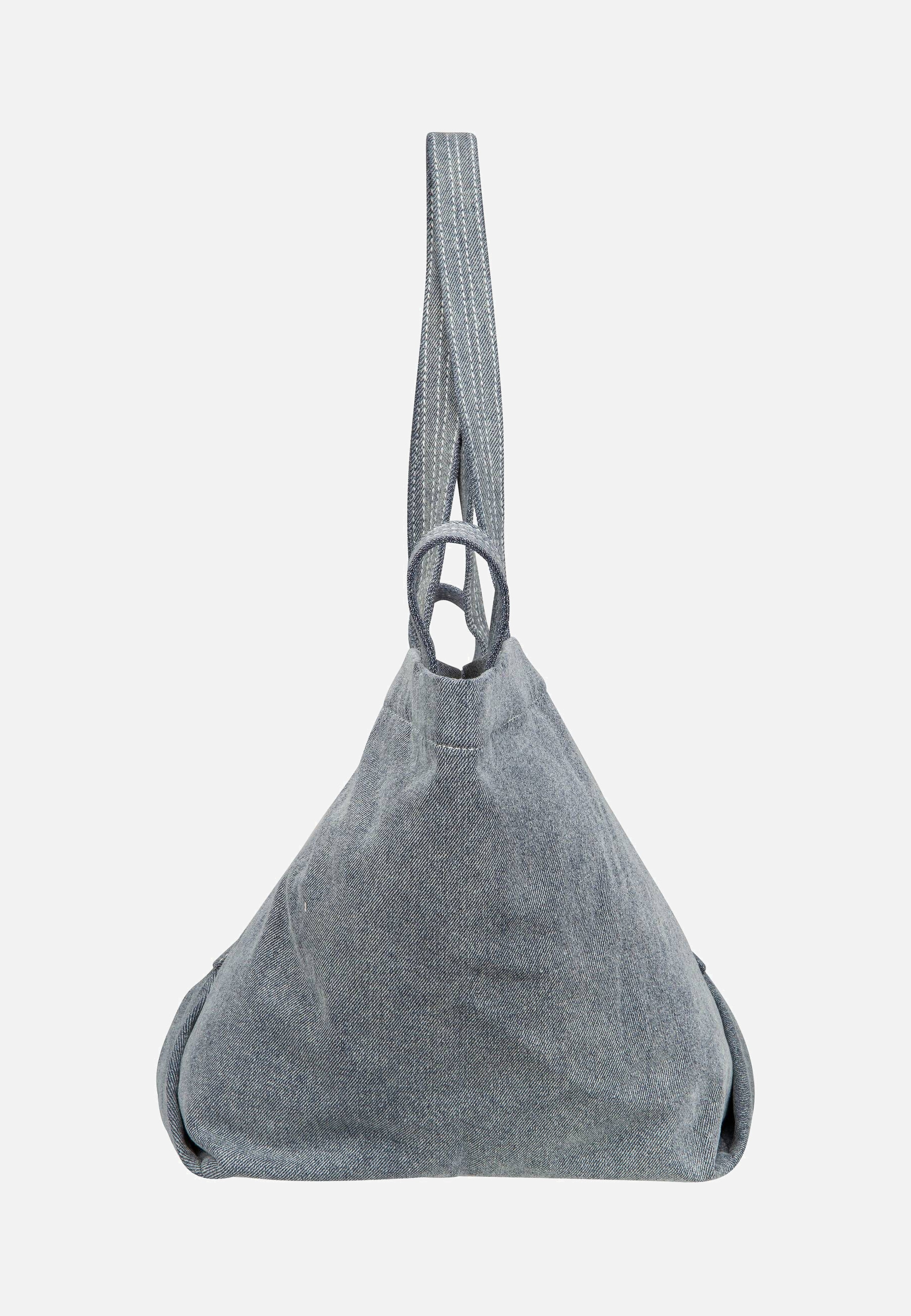 Liebeskind Berlin Elvira M Denim Blue Denim Shopper